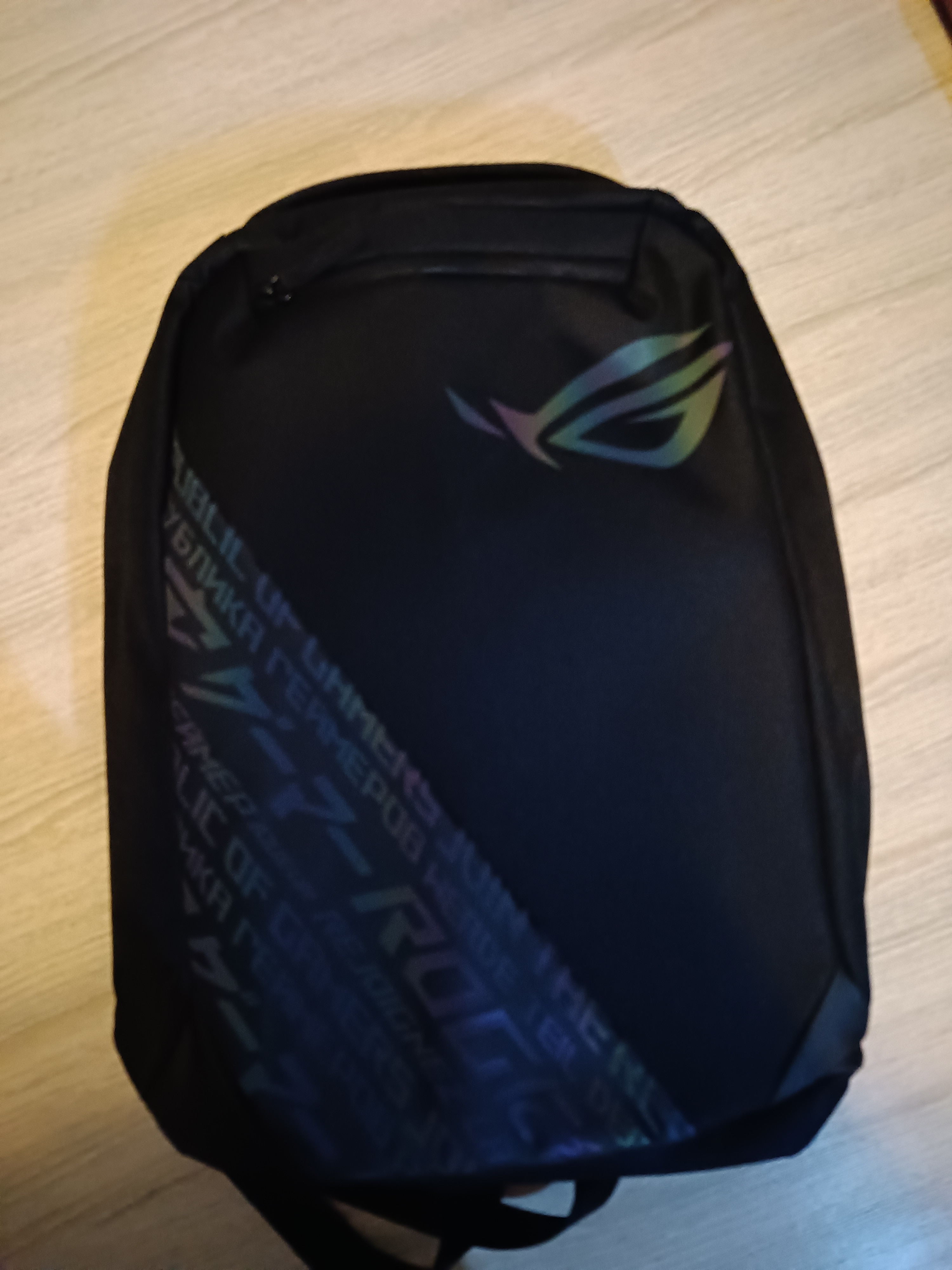 Rucsac laptop ASUS ROG BP1501G 17”, Holographic Edition, rezistent la apa, Negru
