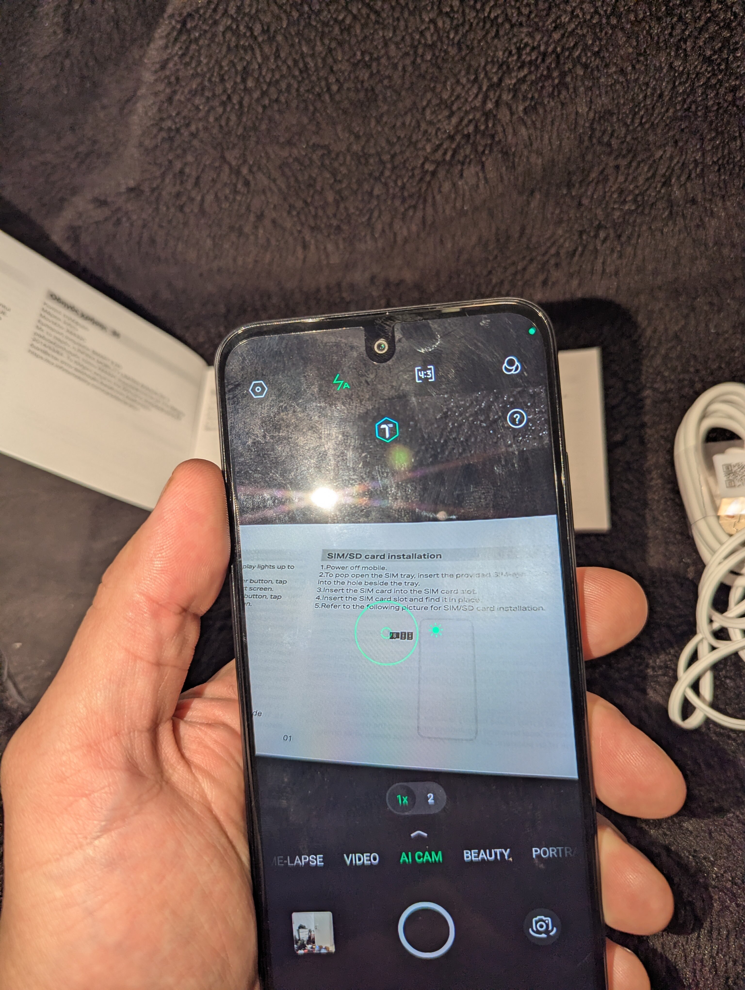 Telefon mobil INFINIX SMART 9 HD, 4GB, 64GB, 4G, METALLIC BLACK