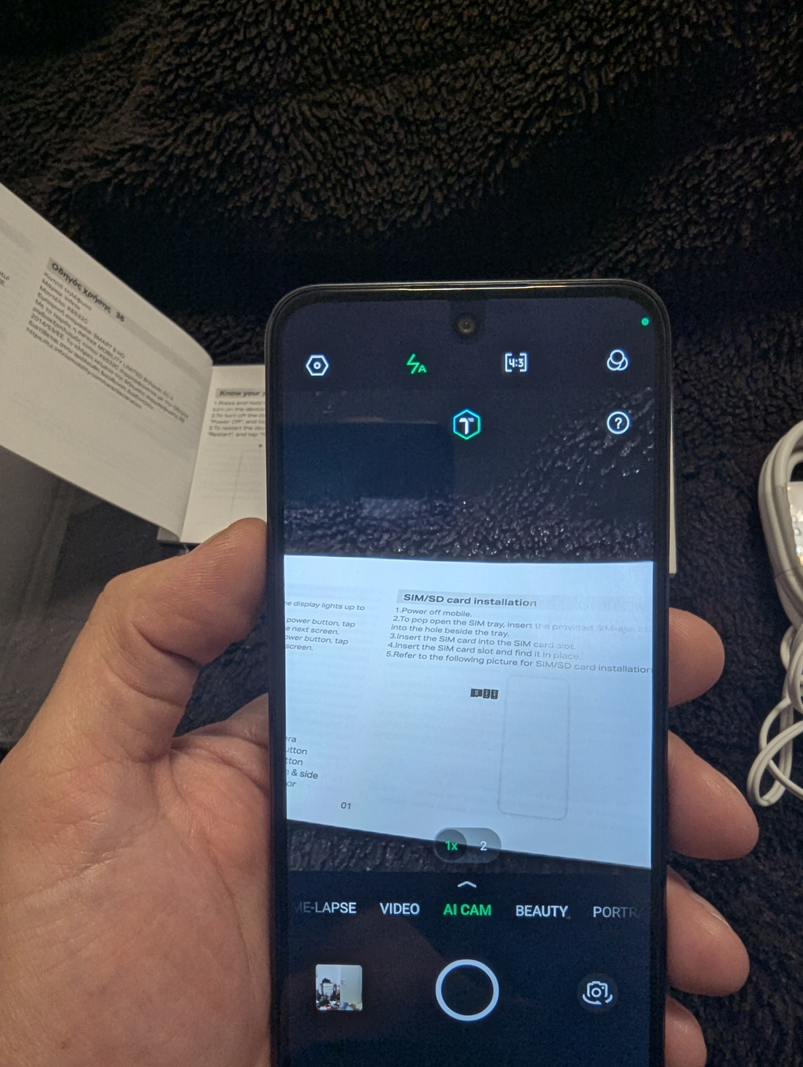 Telefon mobil INFINIX SMART 9 HD, 4GB, 64GB, 4G, METALLIC BLACK