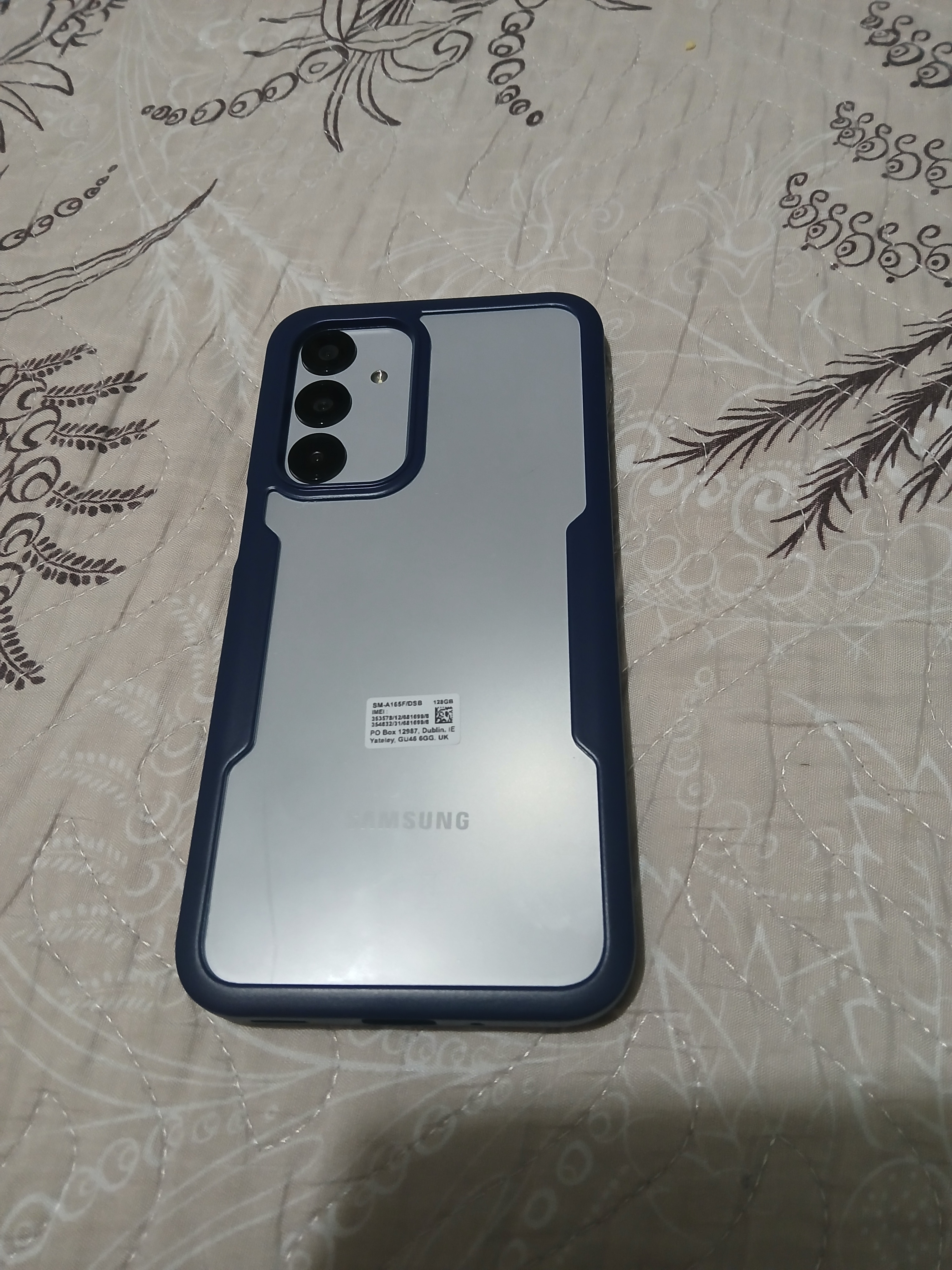 Husa pentru Samsung Galaxy A16 DaDen® ColorVerse 360, Antisoc, Protectie completa spate-ecran, Albastru inchis