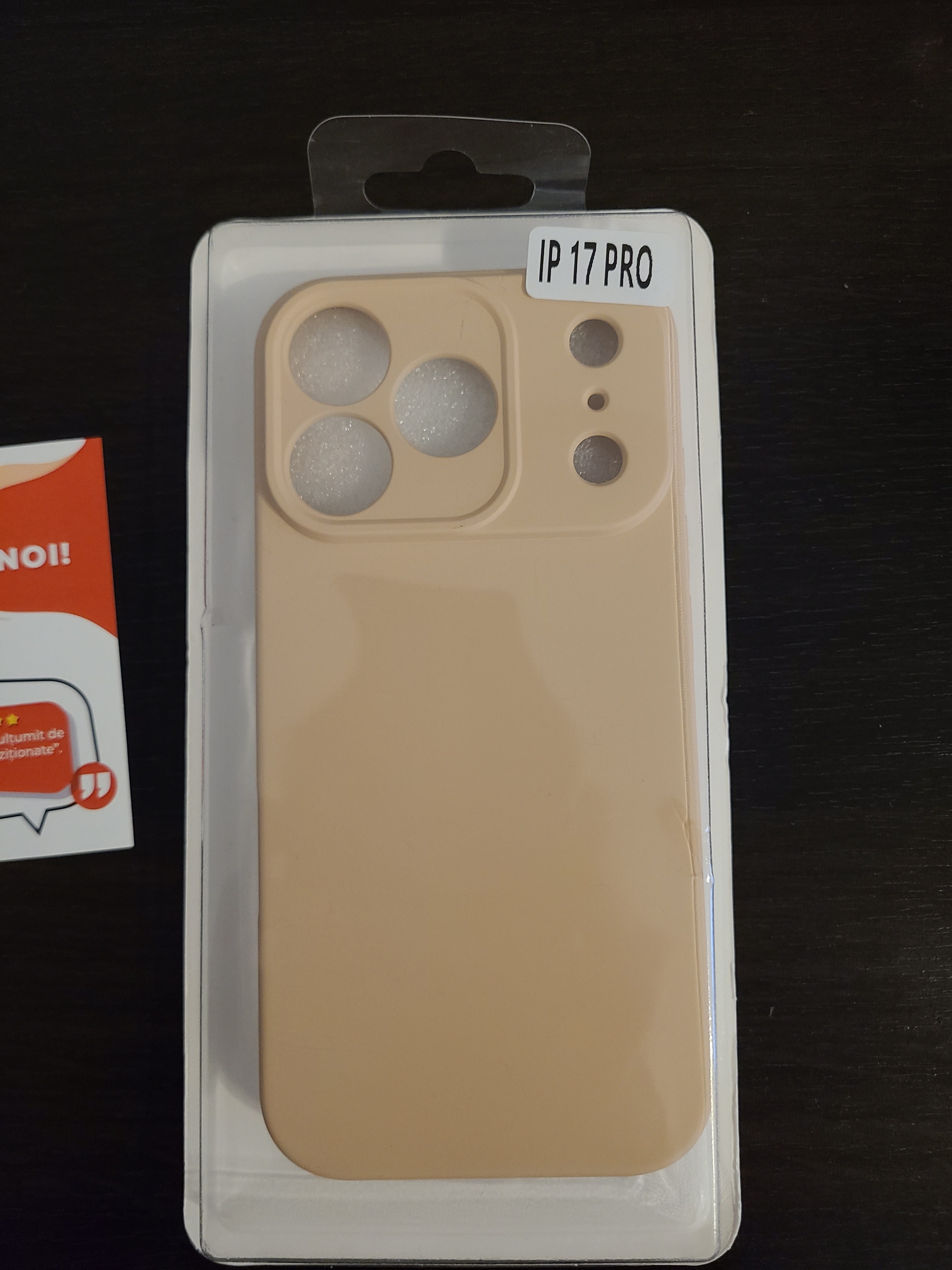 Husa pentru iPhone 17 Pro DaDen®, Ultra Slim, Silicon, Calitate Premium, Interior din microfibra, Negru