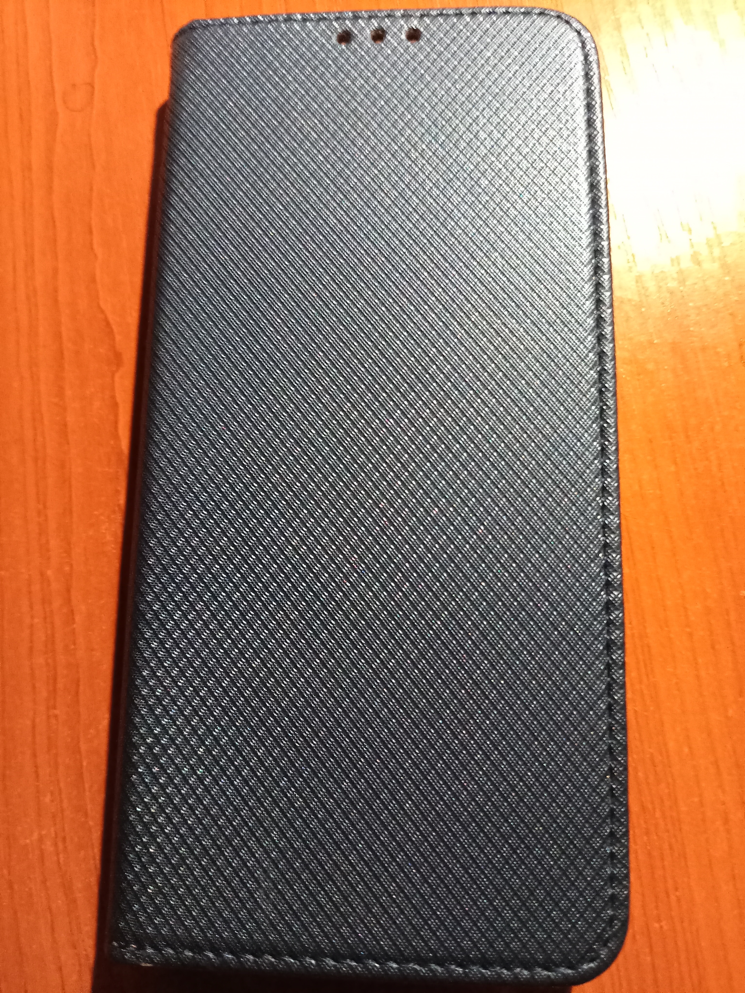 Husa tip carte compatibila cu Honor X6, G-Tech Flip Book, inchidere magnetica, buzunar card, premium stand, Albastru Inchis