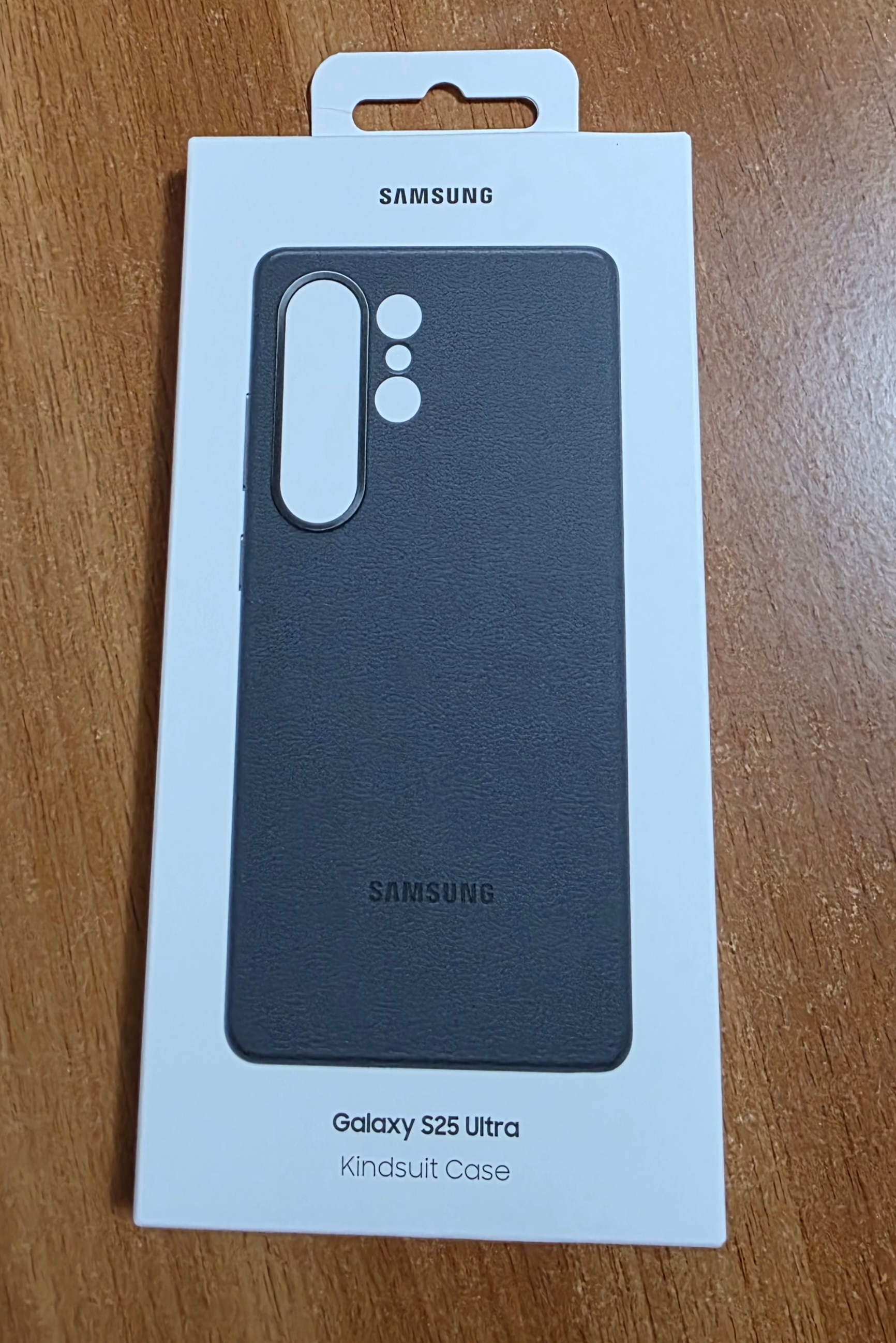 Husa de protectie Samsung Kindsuit Leather Case pentru Galaxy S25 Ultra, Gray