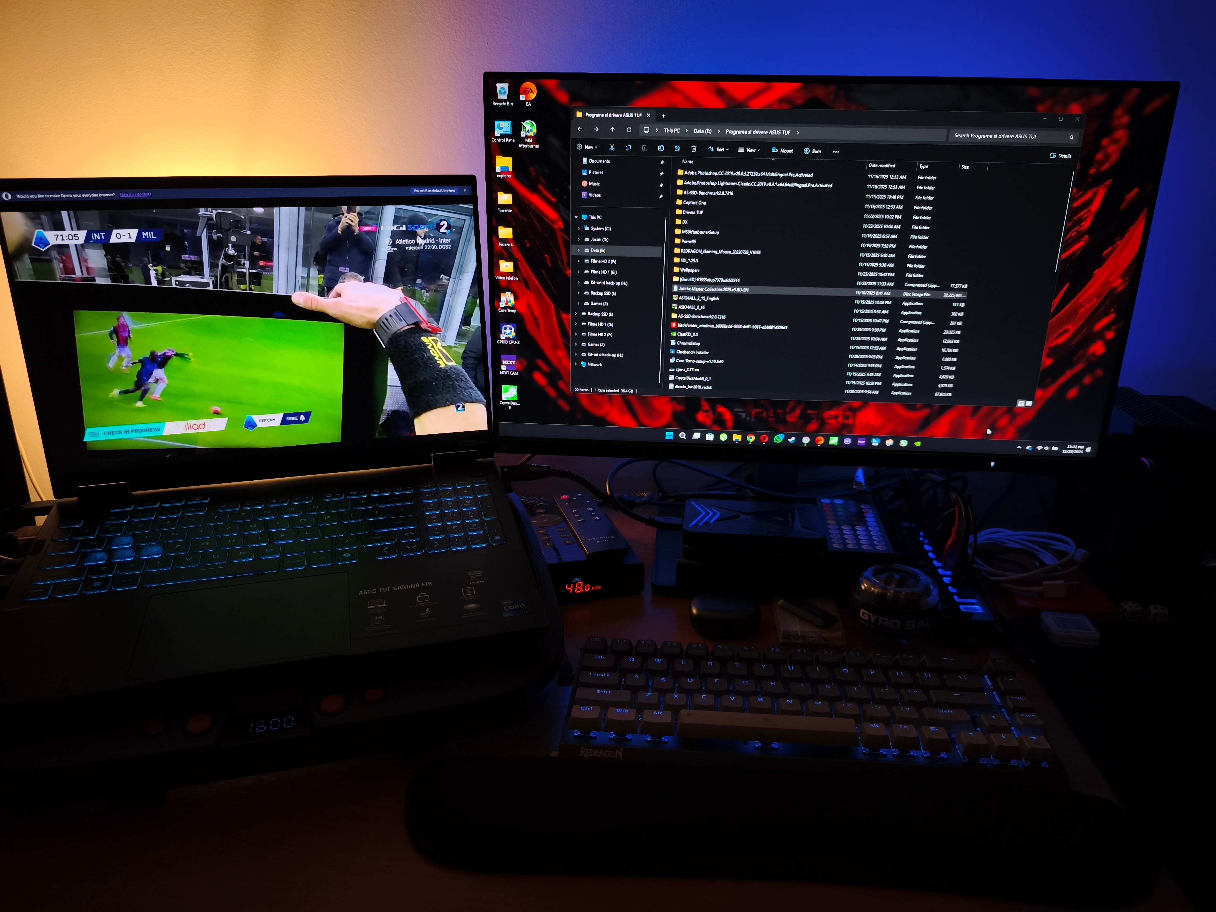 Laptop Gaming ASUS TUF F16 FX607VU cu procesor Intel® Core™ 5 210H pana la 4.8GHz, 16'', Full HD+, WUXGA, 144Hz, 16GB DDR5 RAM, 512GB SSD, NVIDIA® GeForce RTX™ 4050 6GB GDDR6, No OS, Mecha Gray