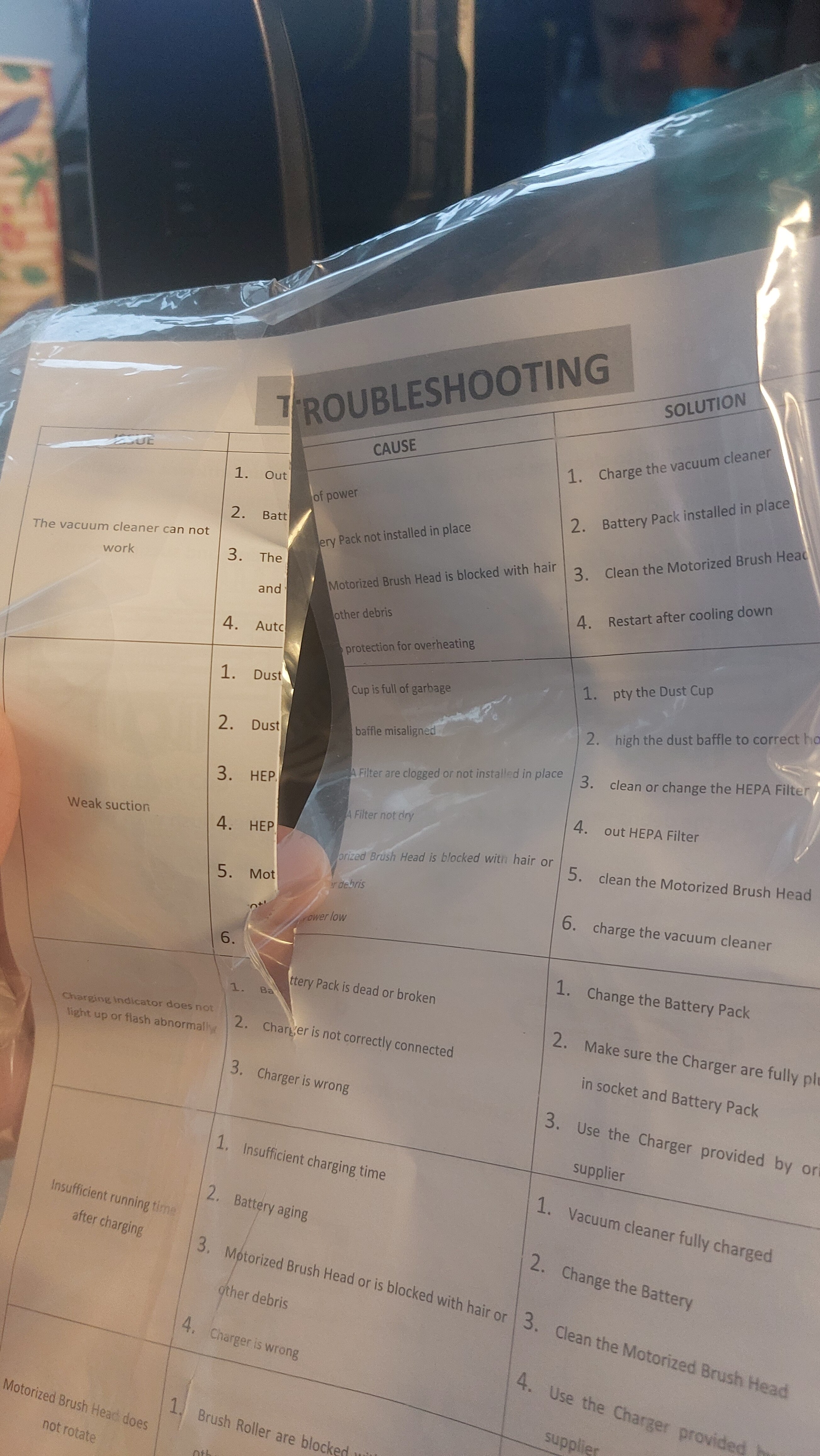 Aspirator vertical fără fir Bedee, 6 în 1, perie LED, negru, 106,5cm