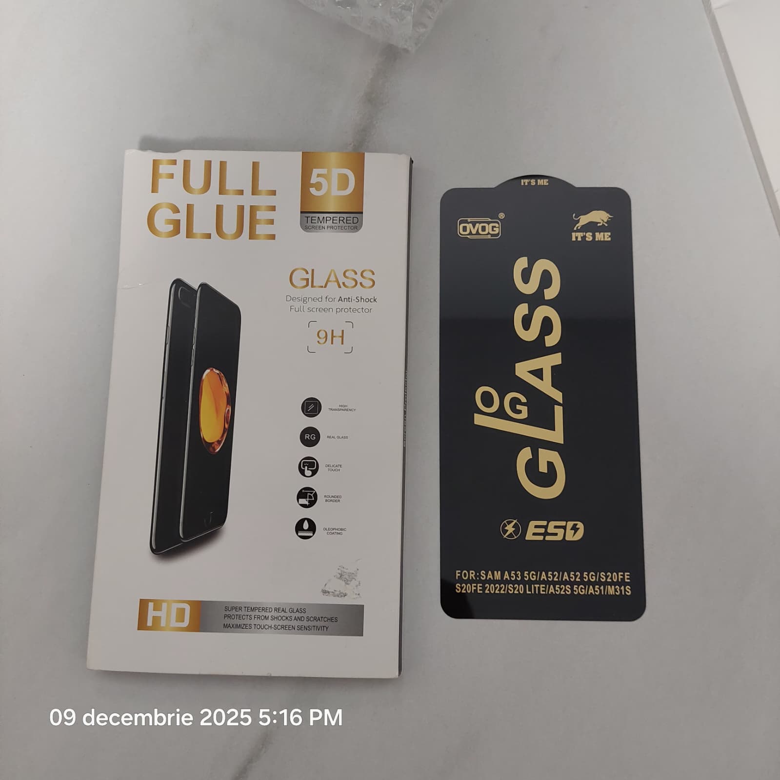 Folie de Protectie din Sticla pentru Samsung Galaxy A52s 5G cu Kit Montare Inclus, Adeziv pe toata suprafata, Protectie Anti-Zgarieturi si Socuri
