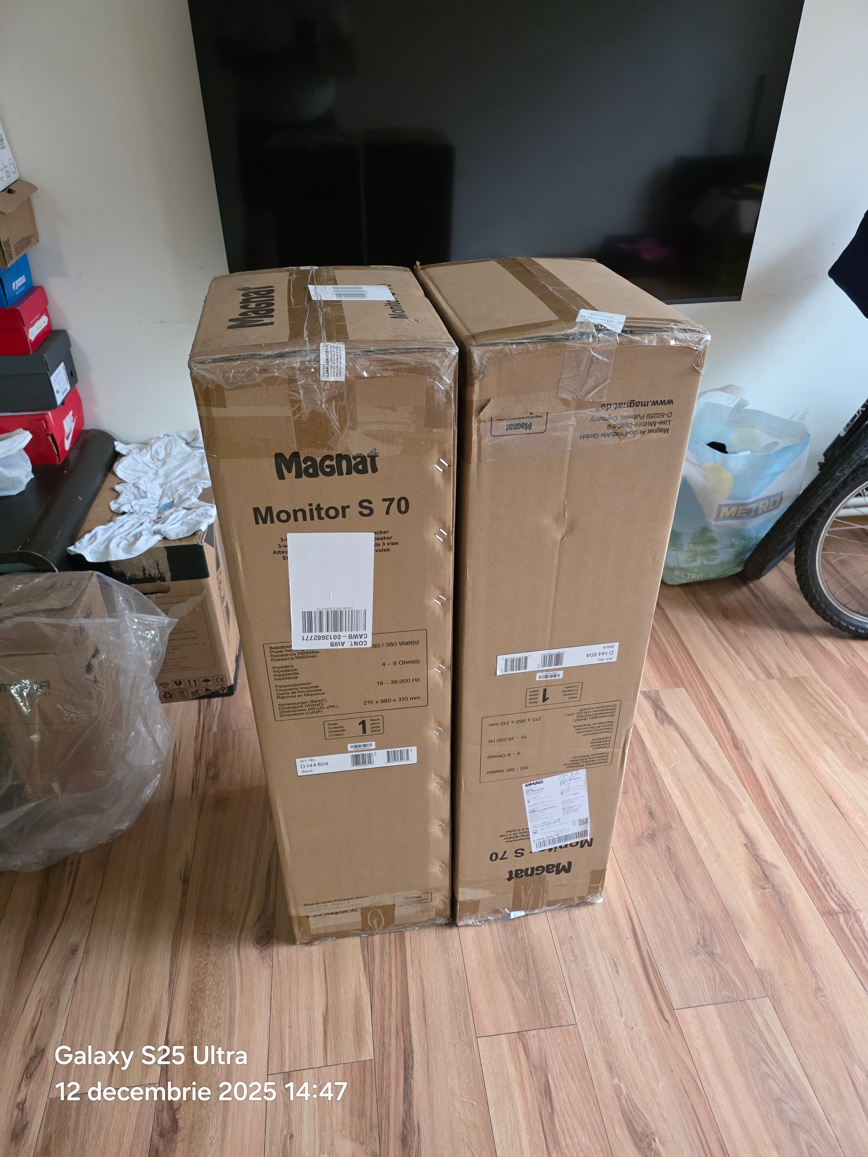 Set 2 boxe de podea MAGNAT, Monitor S70, Walnut