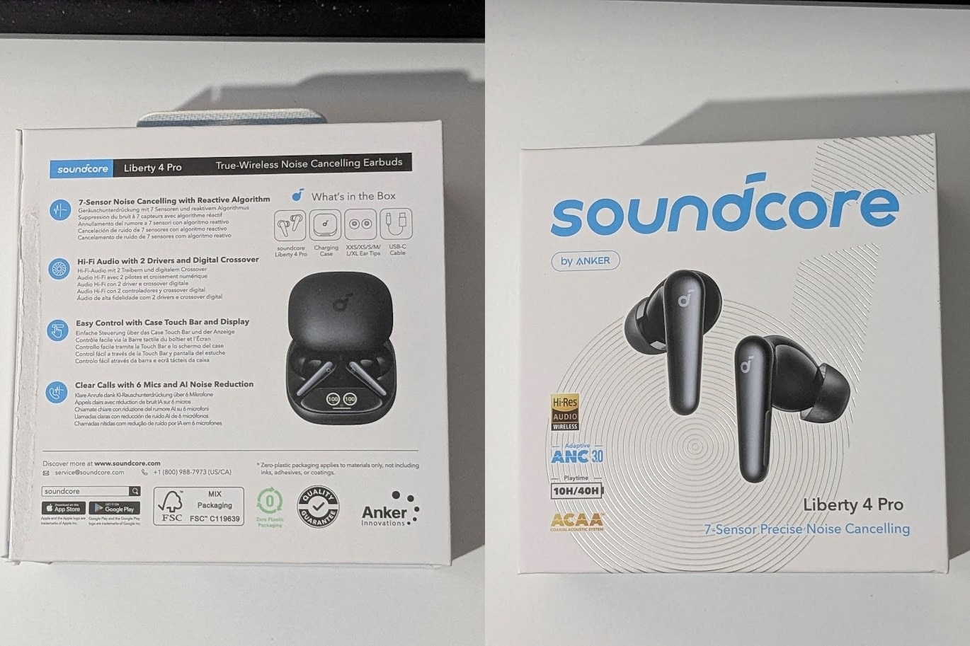Casti In-Ear Anker SoundCore Liberty 4 Pro, True Wireless