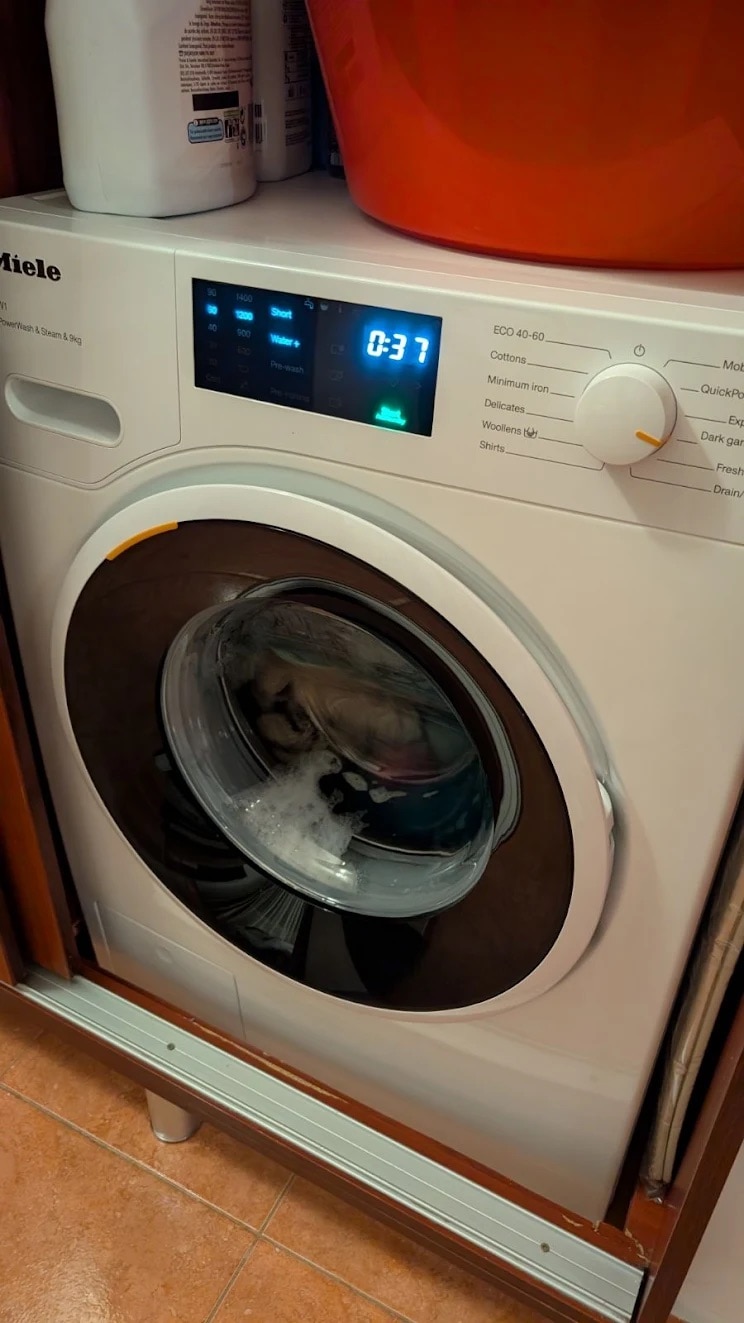 Masina de spalat rufe Miele WWD 380 WCS, 9 kg, 1400 rpm, Clasa A, SteamCare, QuickPowerWash, Miele@home, Alb