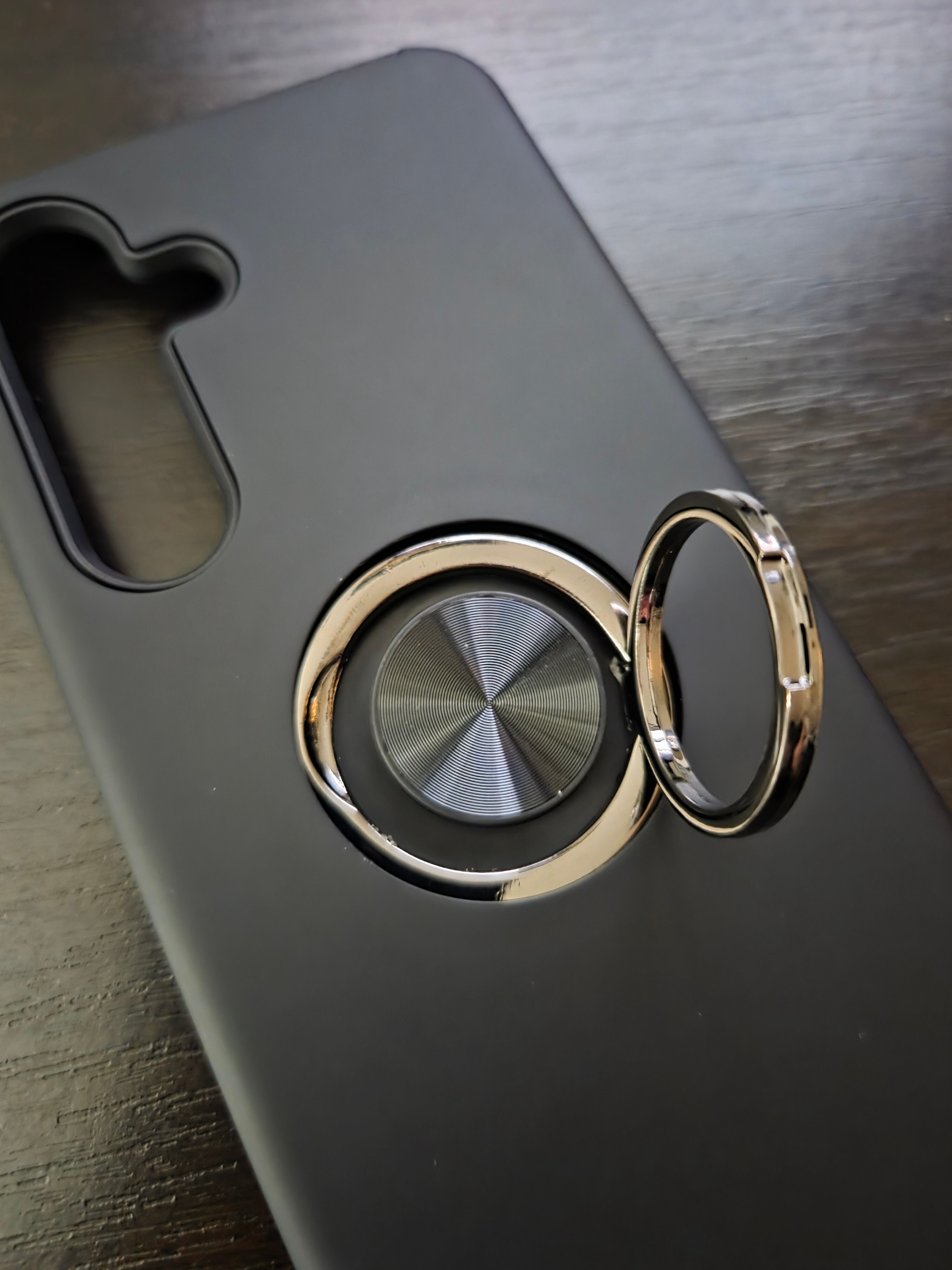 Husa pentru Samsung Galaxy S24 FE, inel rotativ si Kickstand 360°, Protectie Militara Antisoc, cu disipare termica, Purple