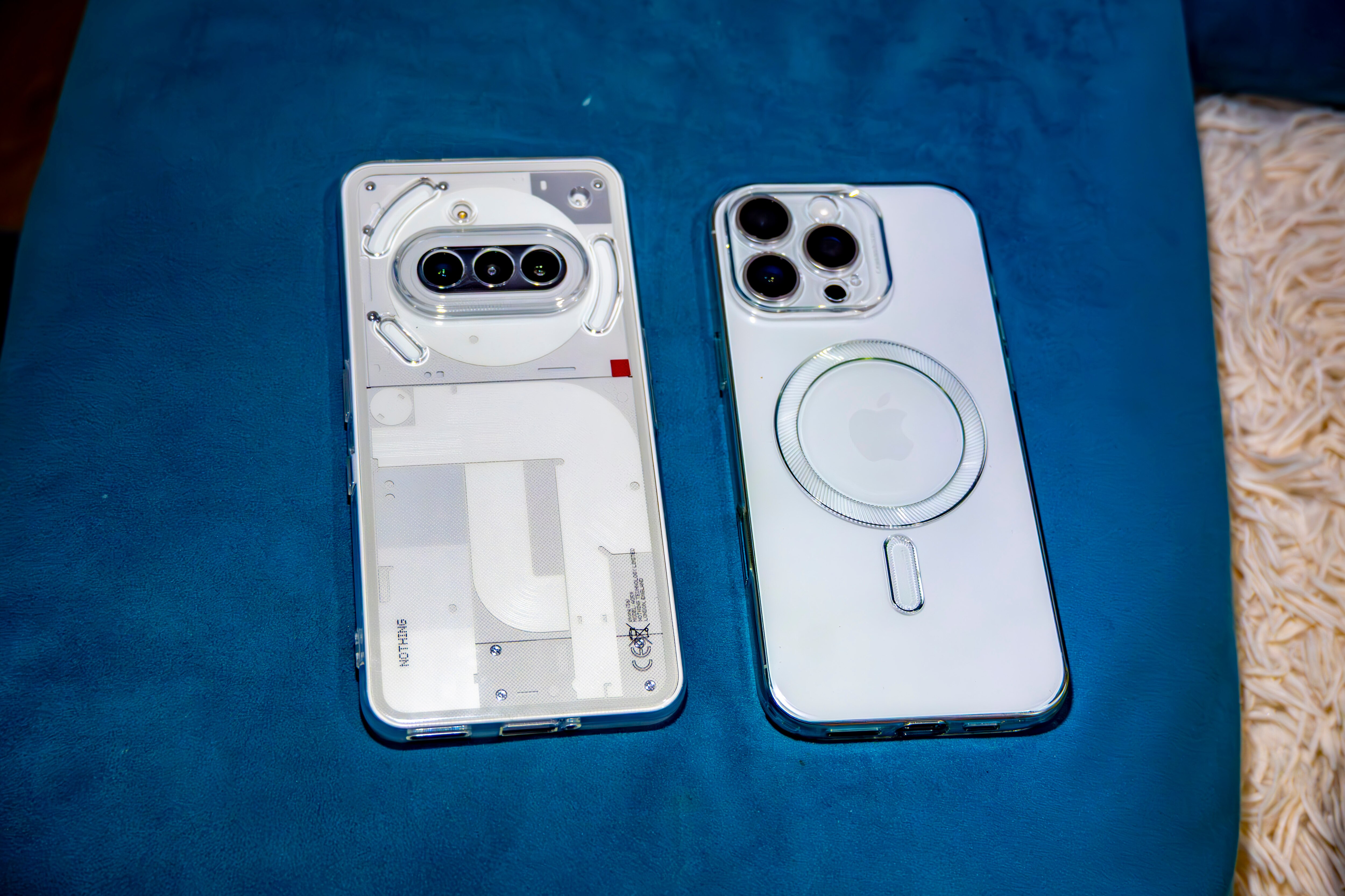 Telefon mobil Nothing Phone (3a), 256GB, 12GB RAM, 5G, Blue - eMAG.ro
