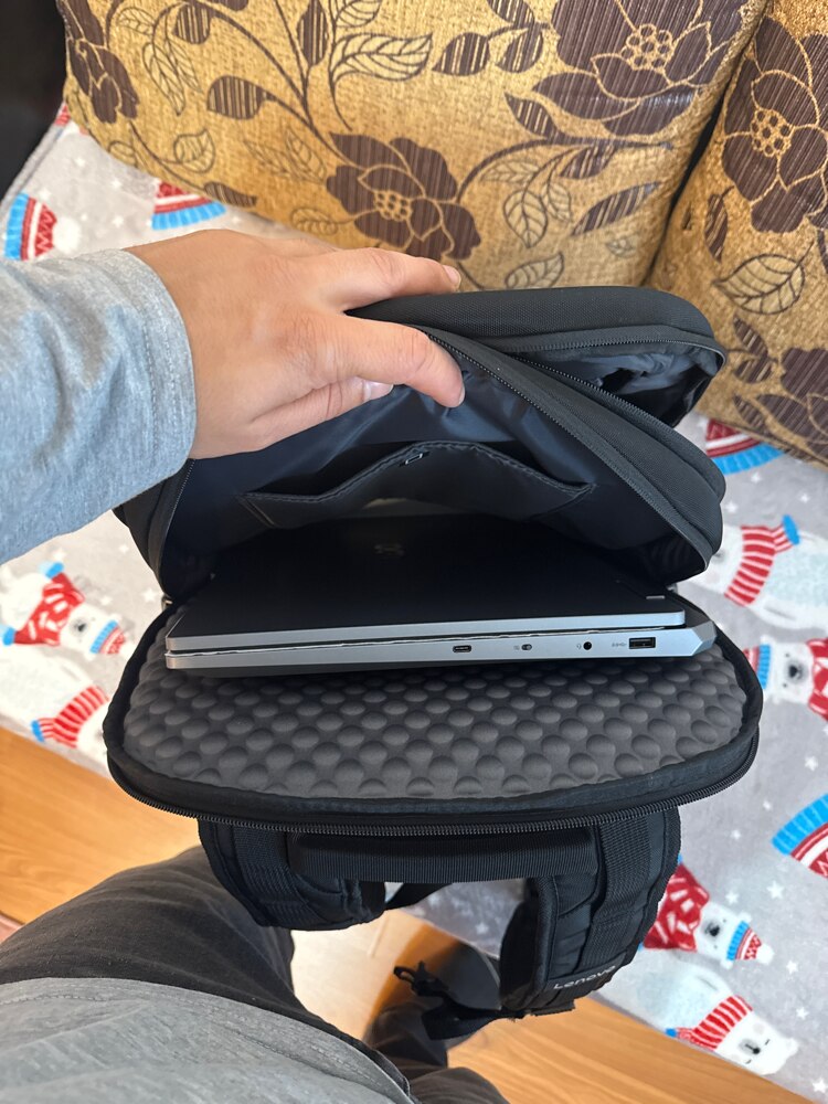 Rucsac laptop gaming Lenovo Armored II 17.3", Negru