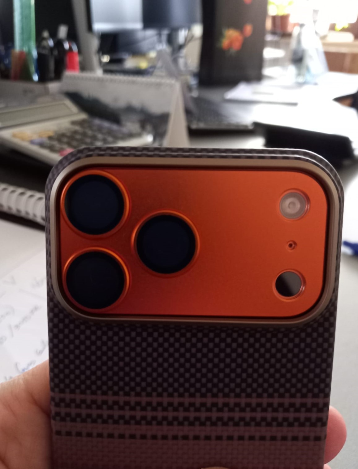 Folie protectie camera compatibila cu iPhone 17 Pro Max, metal, sticla temperata 9H, transparenta