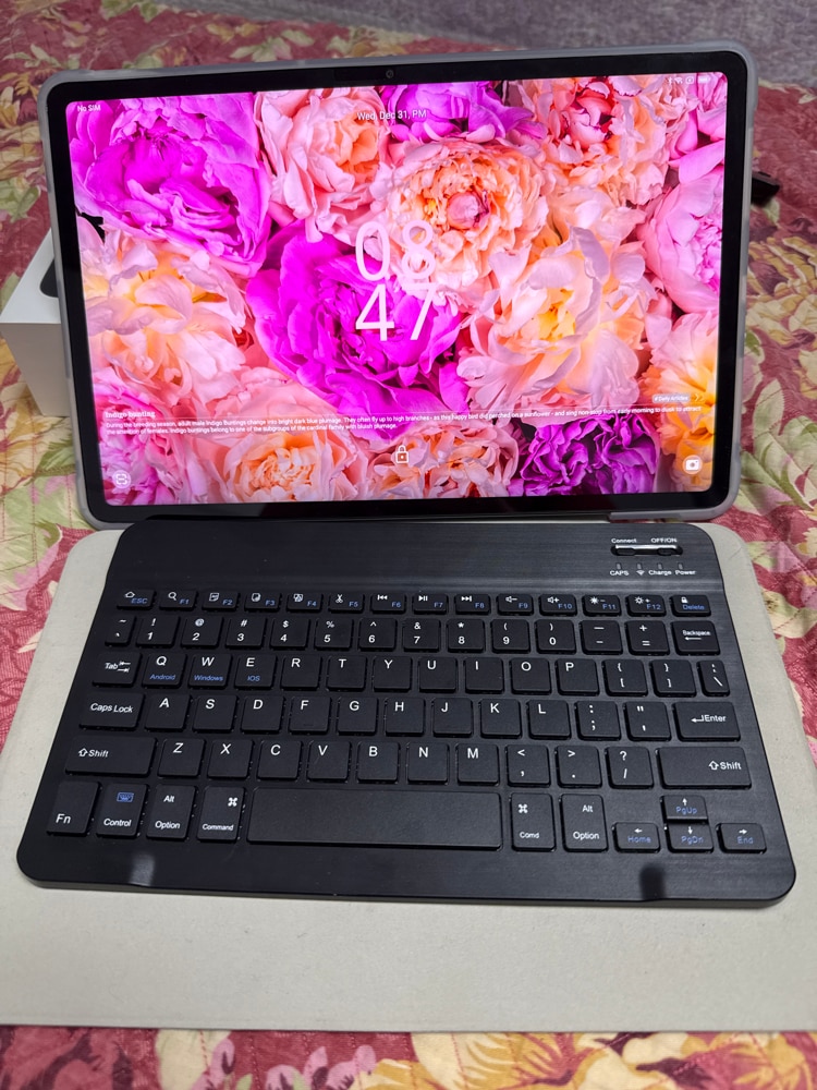 Tableta Blackview MEGA 3,12.1inch 2.5K FHD+Ecran, 90Hz, Ai Android 15, 36GB+256GB(TF 2TB), MediaTek Helio G100, 8800mAh, 50MP SONY Al Camera, Cu tastatura, PC Mode 2.0, BT 5.0/GPS, Midnight Black
