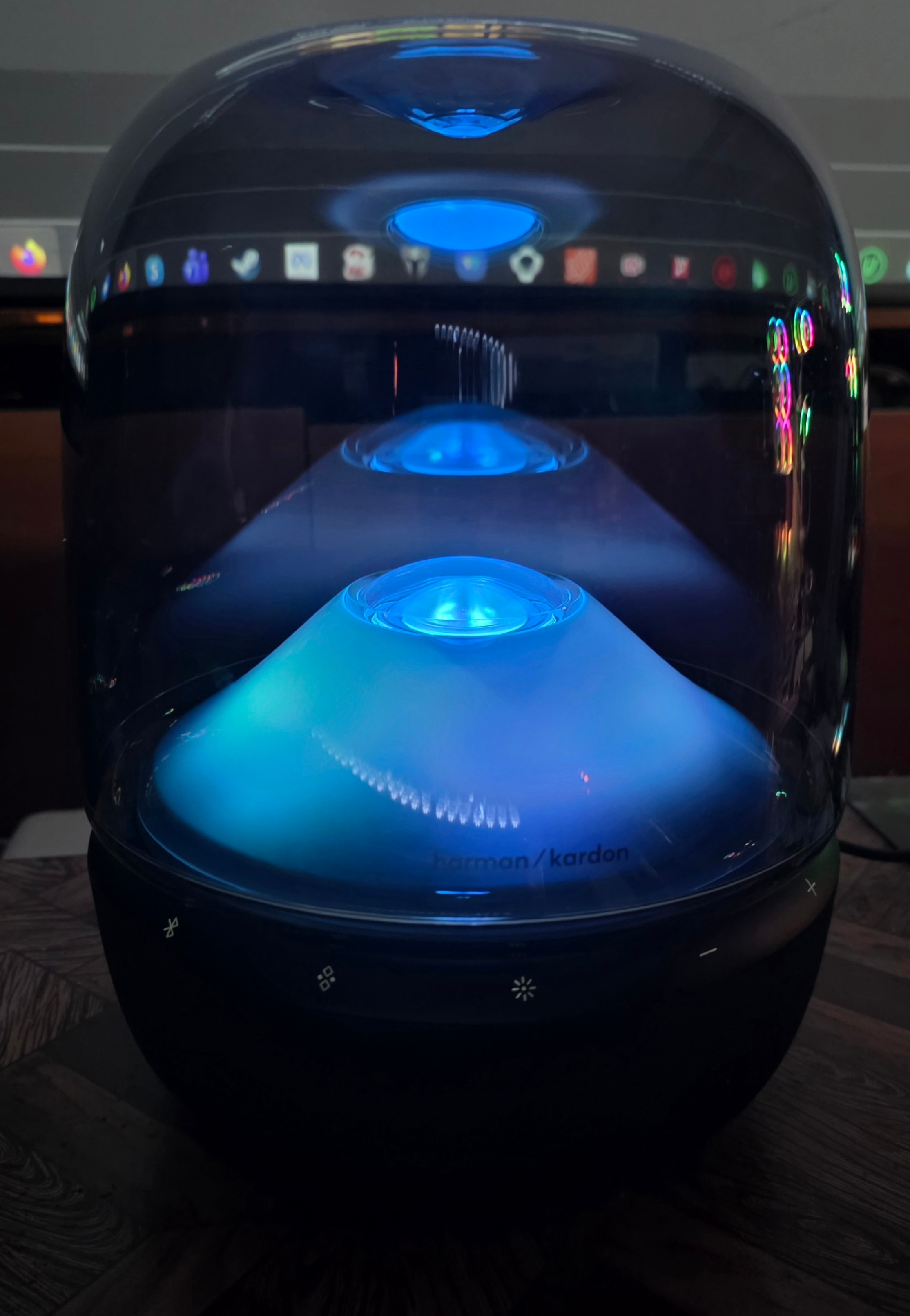 Boxa Portabila Harman Kardon Aura Studio 5, 160W, Negru, Bluetooth