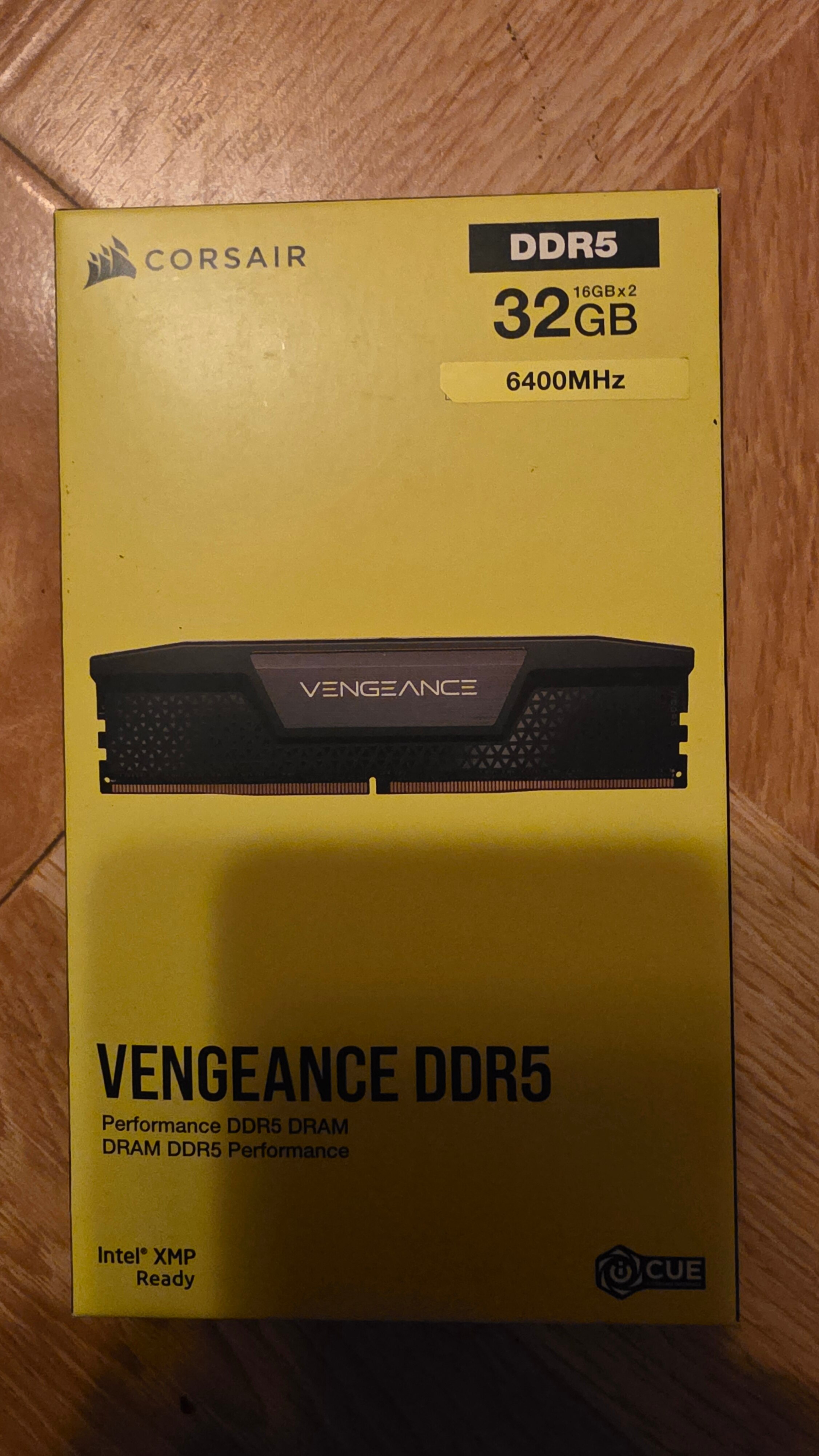 Memorie Corsair Vengeance, 32GB DDR5 (2x16GB), 6400MHz, CL 32