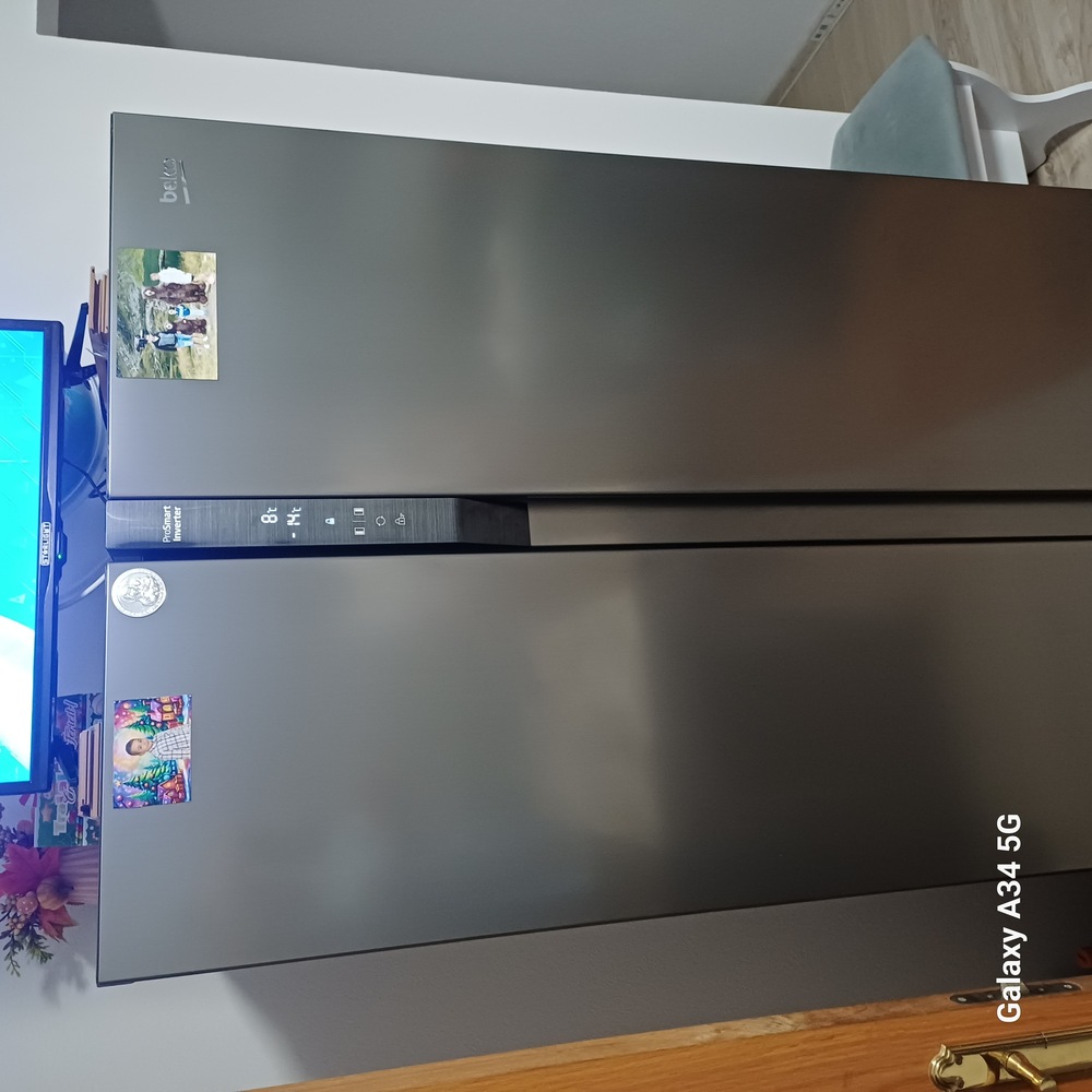 Side by side Beko GNO5323XPN, 532 l, NeoFrost Dual Cooling