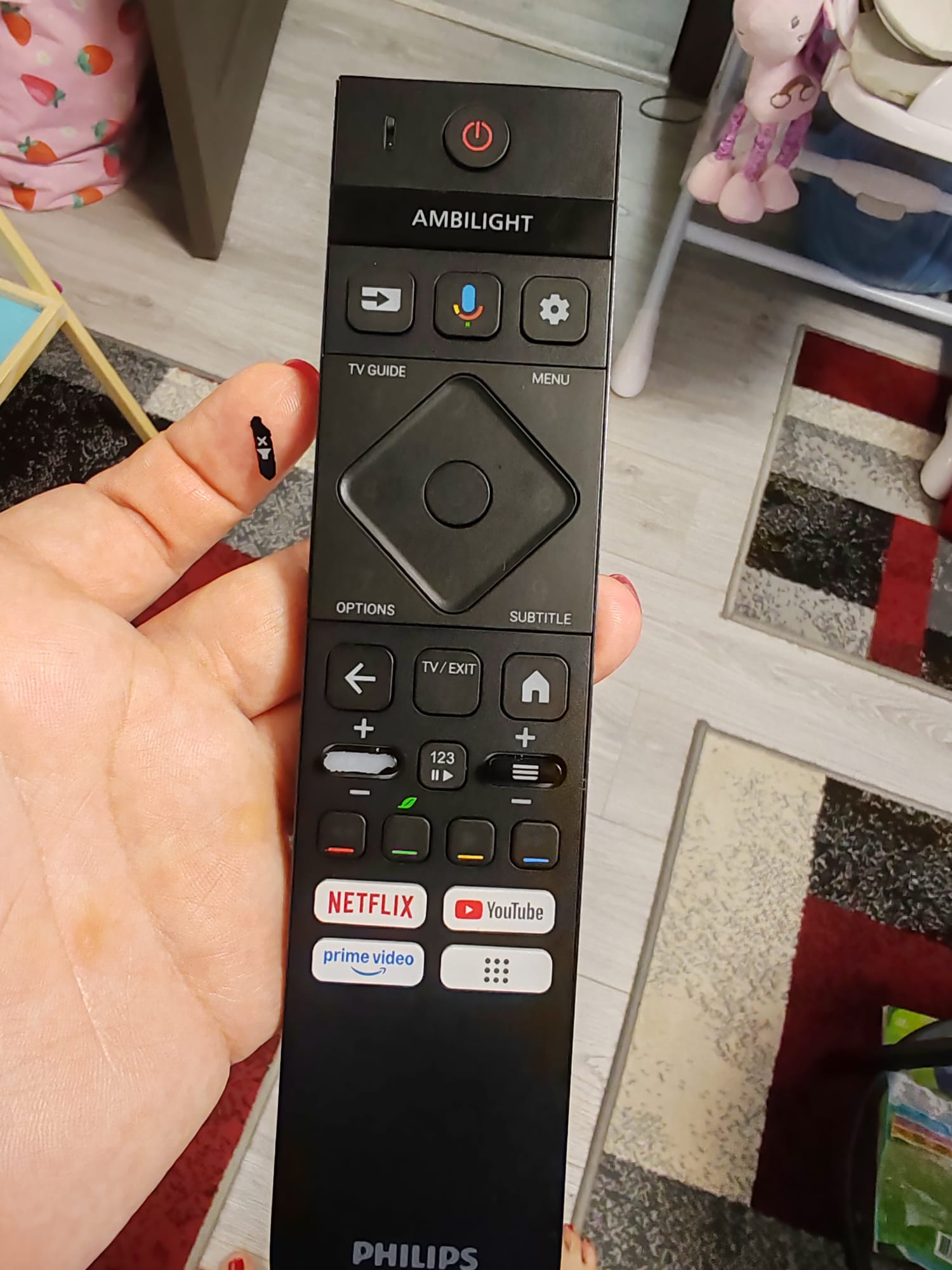 Televizor Philips AMBILIGHT tv OLED 65OLED820, 164 cm, Google TV, 4K Ultra HD, 100Hz, Clasa F (Model 2025)