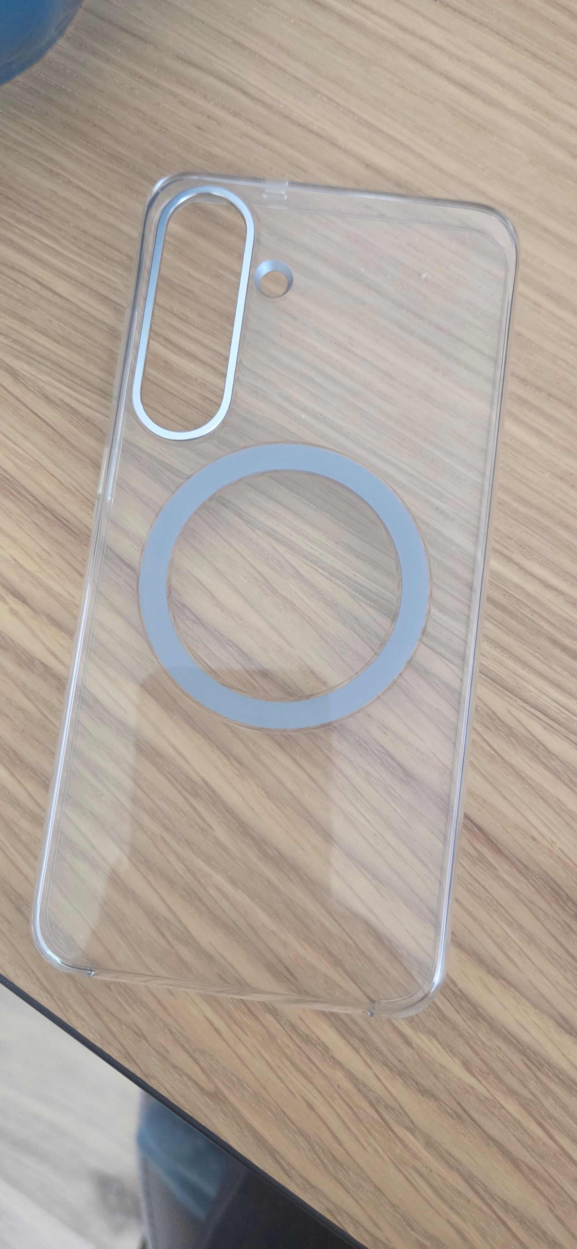 Husa de protectie Samsung Magnet Case pentru Galaxy S25+ Clear