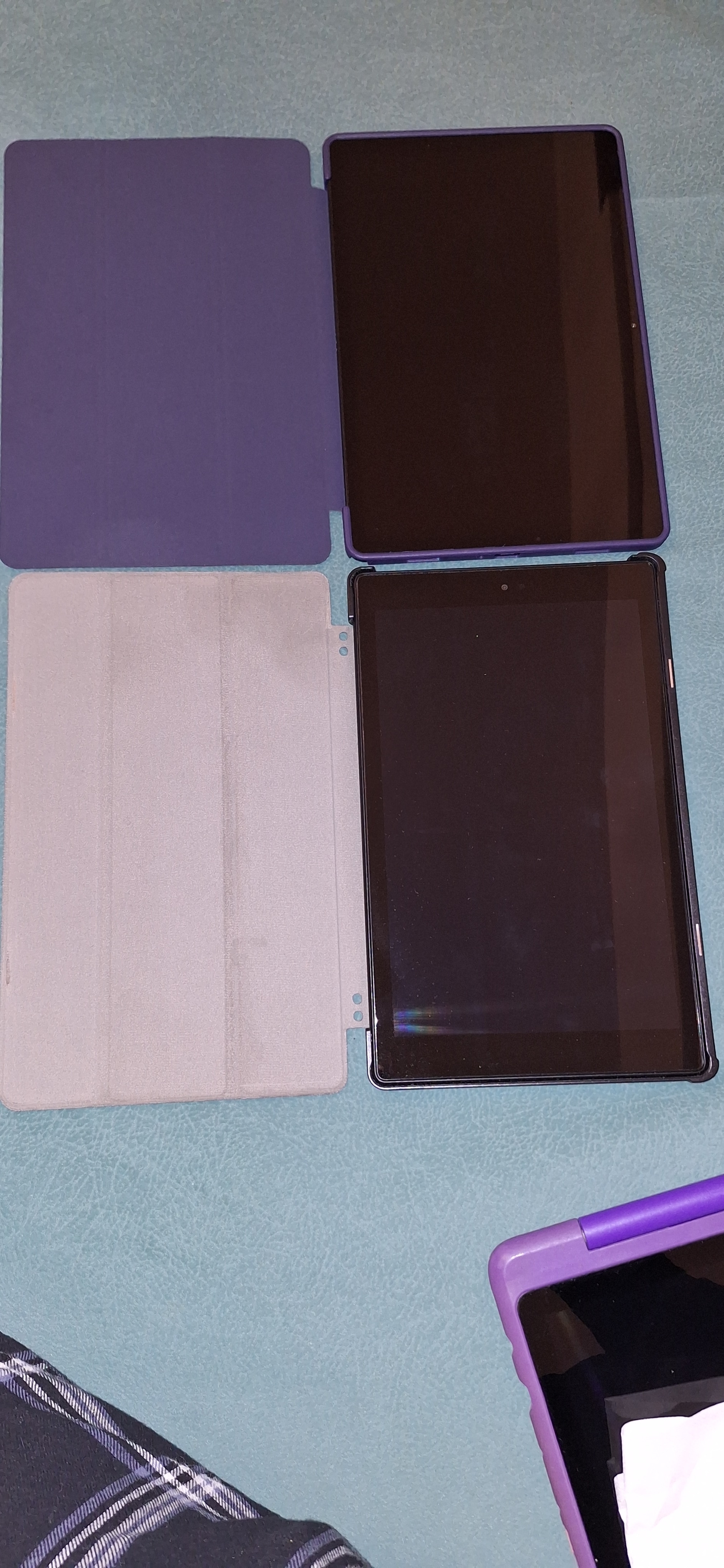 Husa de protectie tableta pentru Samsung Galaxy Tab A9+, A9 Plus, 11 inchi, 2023, cu protectie automata de somn, VIENOD, Albastru