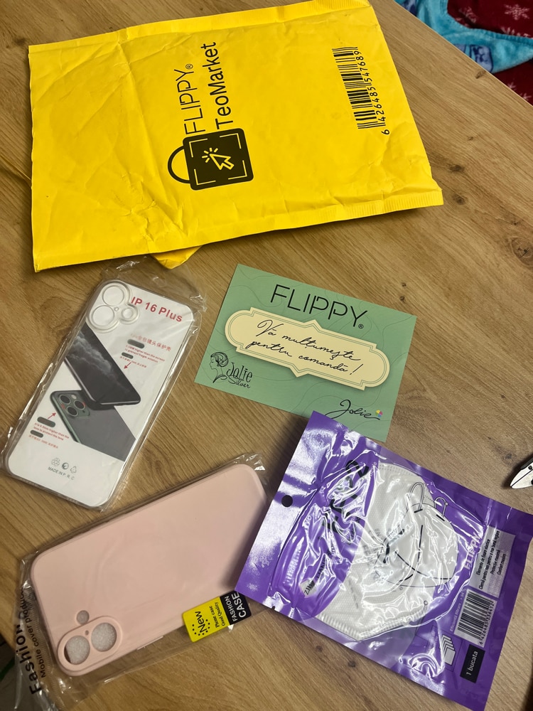 Husa de Protectie Matte TPU, Flippy, pentru Apple iPhone 16 Plus, Protectie Camera, Antisoc, Antizgariere, Antialunecare, Acoperire Completa, Negru