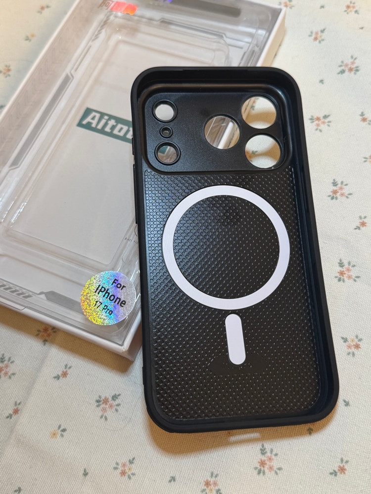 Husă OIMG pentru iPhone 17 Pro, anti-amprente, design ultra-subțire, portocalie