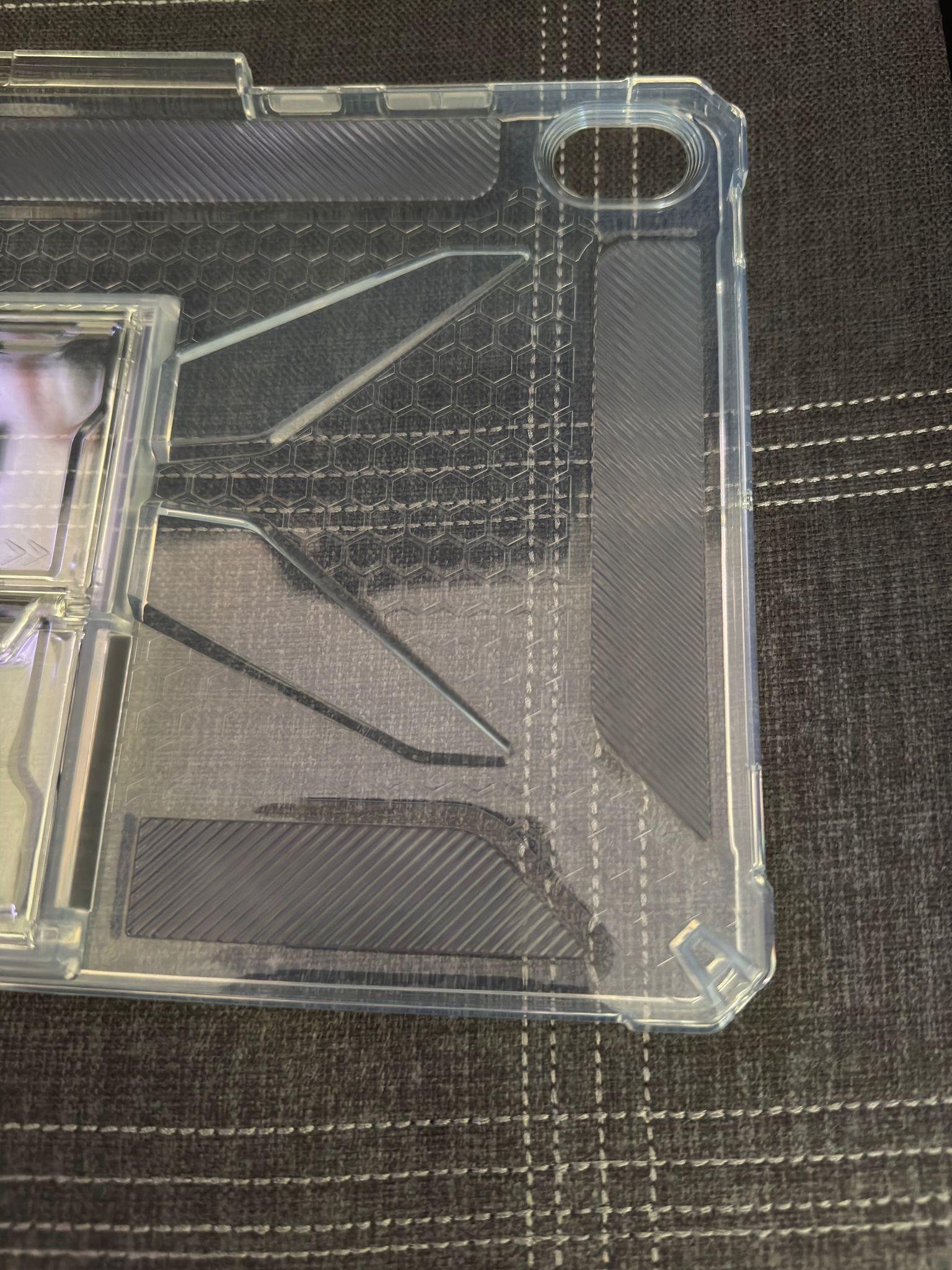 Husa de protectie telefonultau® pentru Samsung Galaxy Tab S11 (SM-X730/SM-X736), 11 inch, silicon transparent antishock cu colturi intarite, suport integrat pentru tableta si stylus, rezistenta la socuri, ideala pentru filme, jocuri