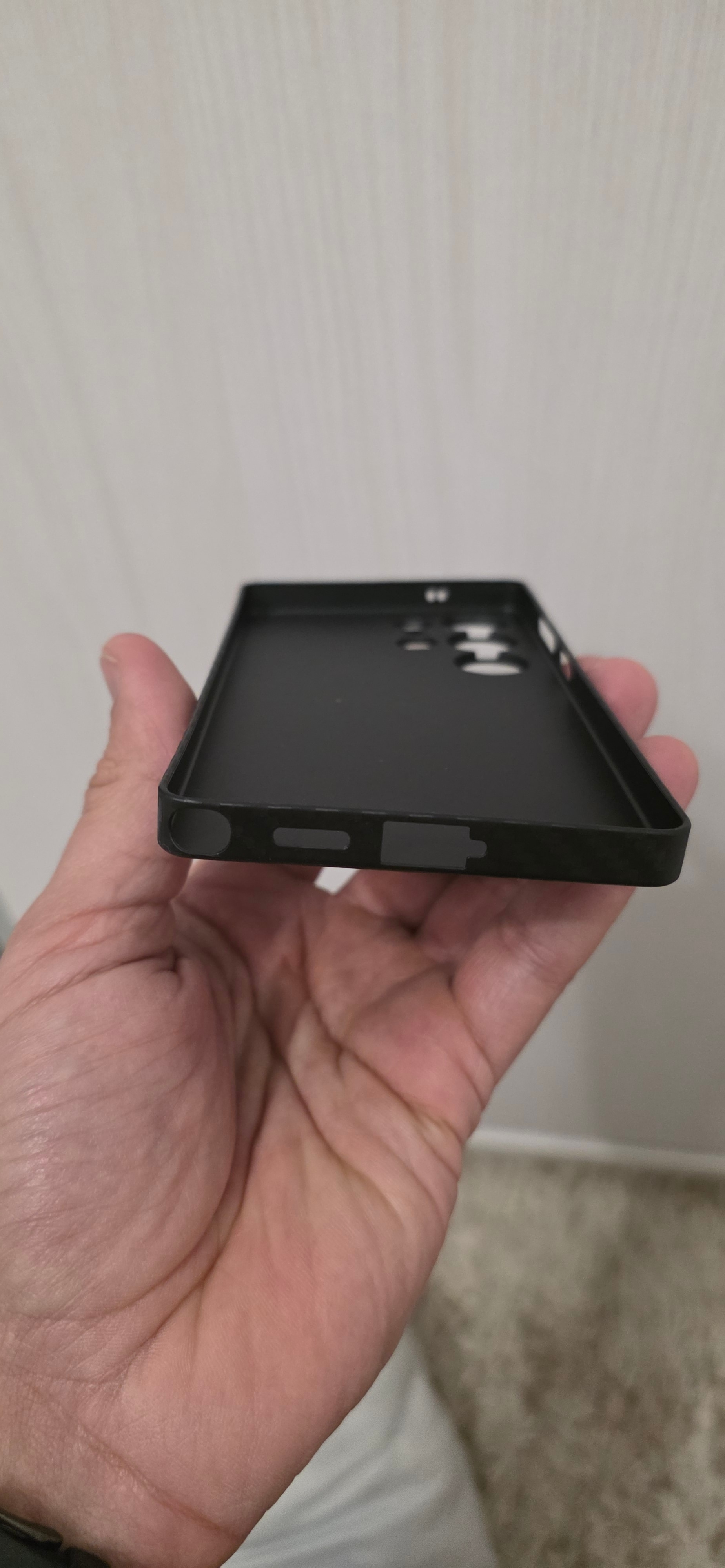 Husa protectie telefon, TREXORA, Polipropilena, Pentru Samsung Galaxy S25 Ultra, Negru
