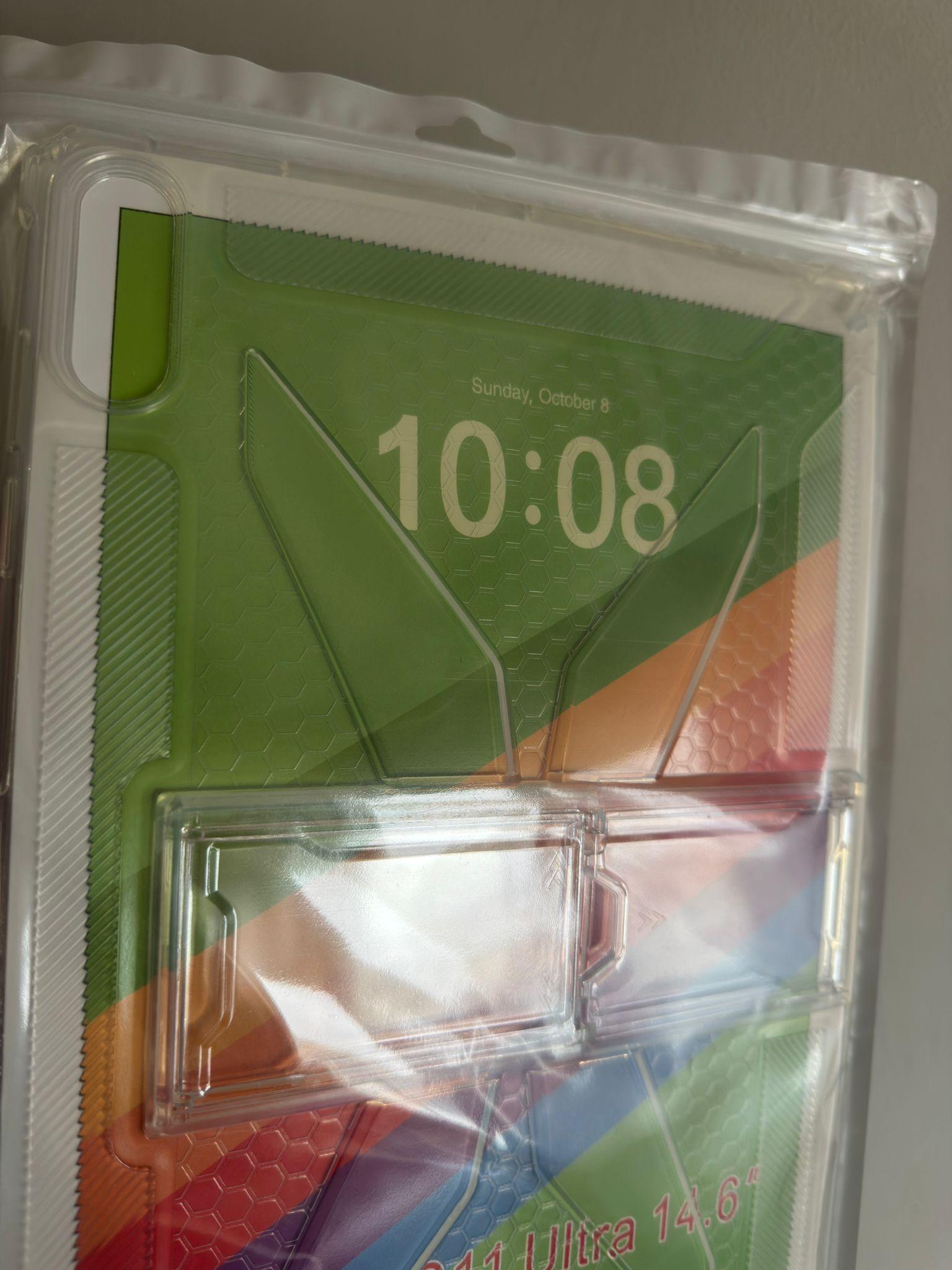 Husa de protectie telefonultau® pentru Samsung Galaxy Tab S11 Ultra (SM-X930/SM-X936), 14.6 inch, silicon transparent antishock cu colturi intarite, suport integrat pentru tableta si stylus, rezistenta la socuri, ideala pentru filme, jocuri