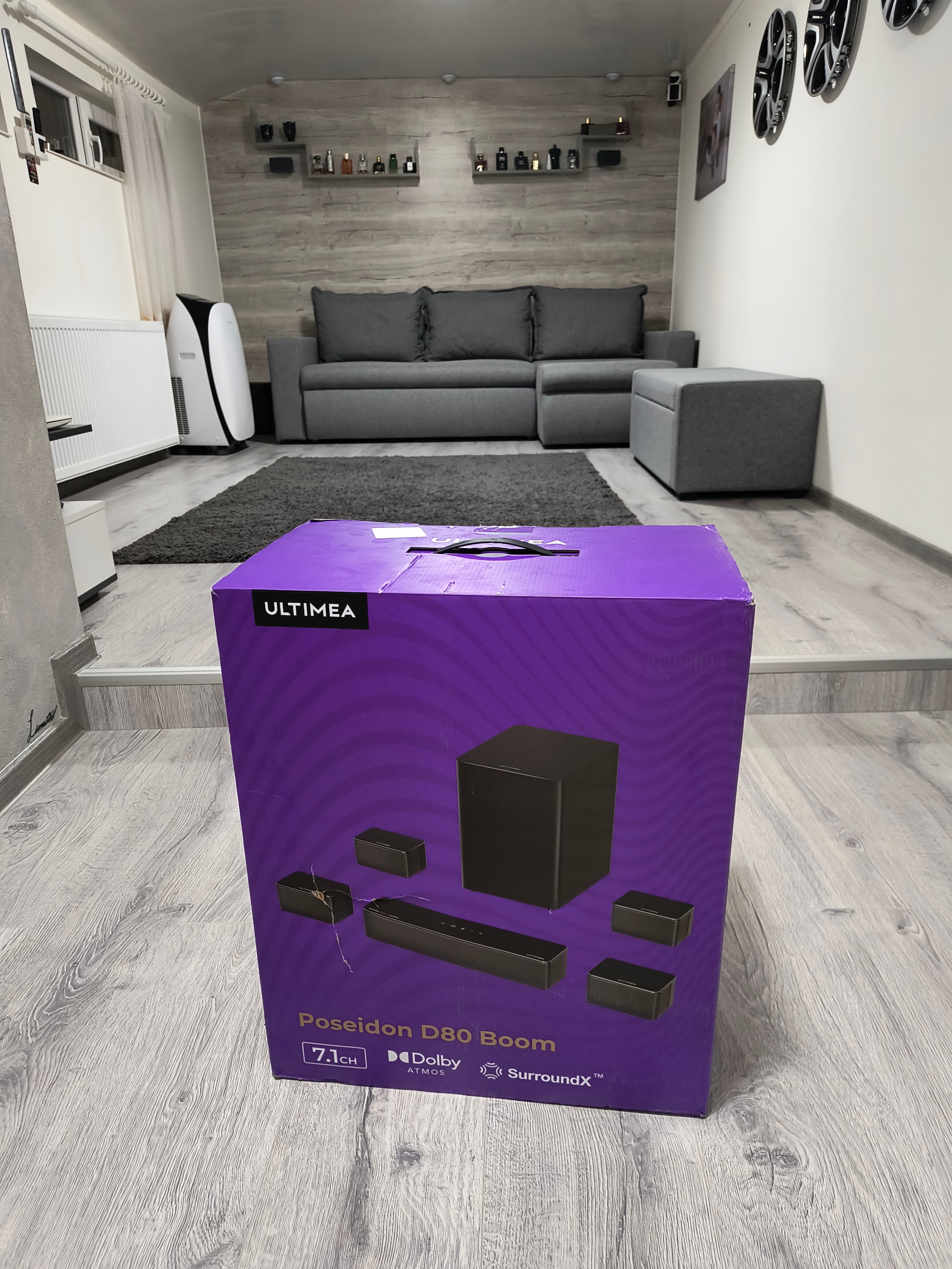 LATEST Poseidon D80 Boom – 7.1ch soundbar with Dolby Atmos, subwoofer, 500W