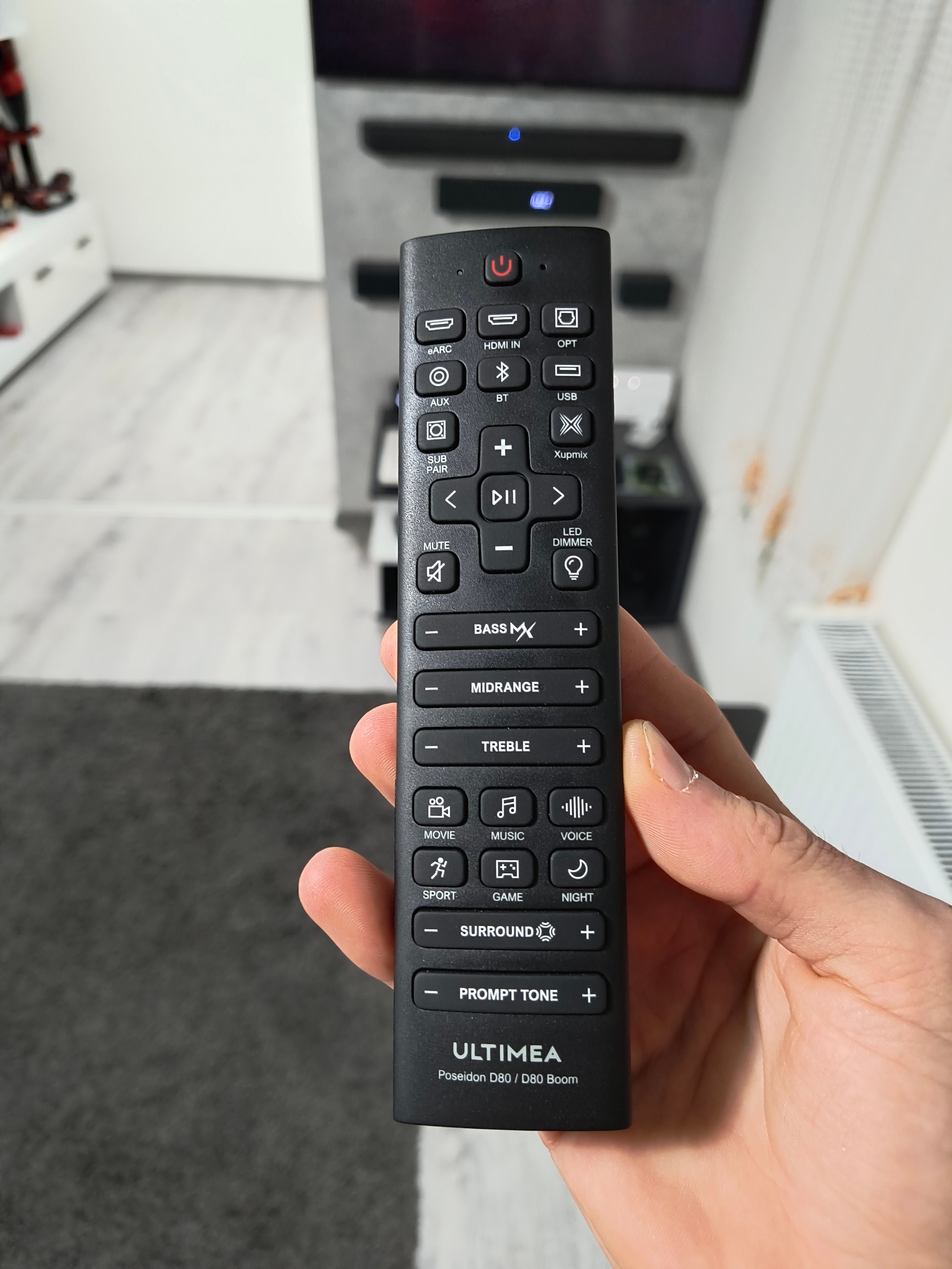 LATEST Poseidon D80 Boom – 7.1ch soundbar with Dolby Atmos, subwoofer, 500W