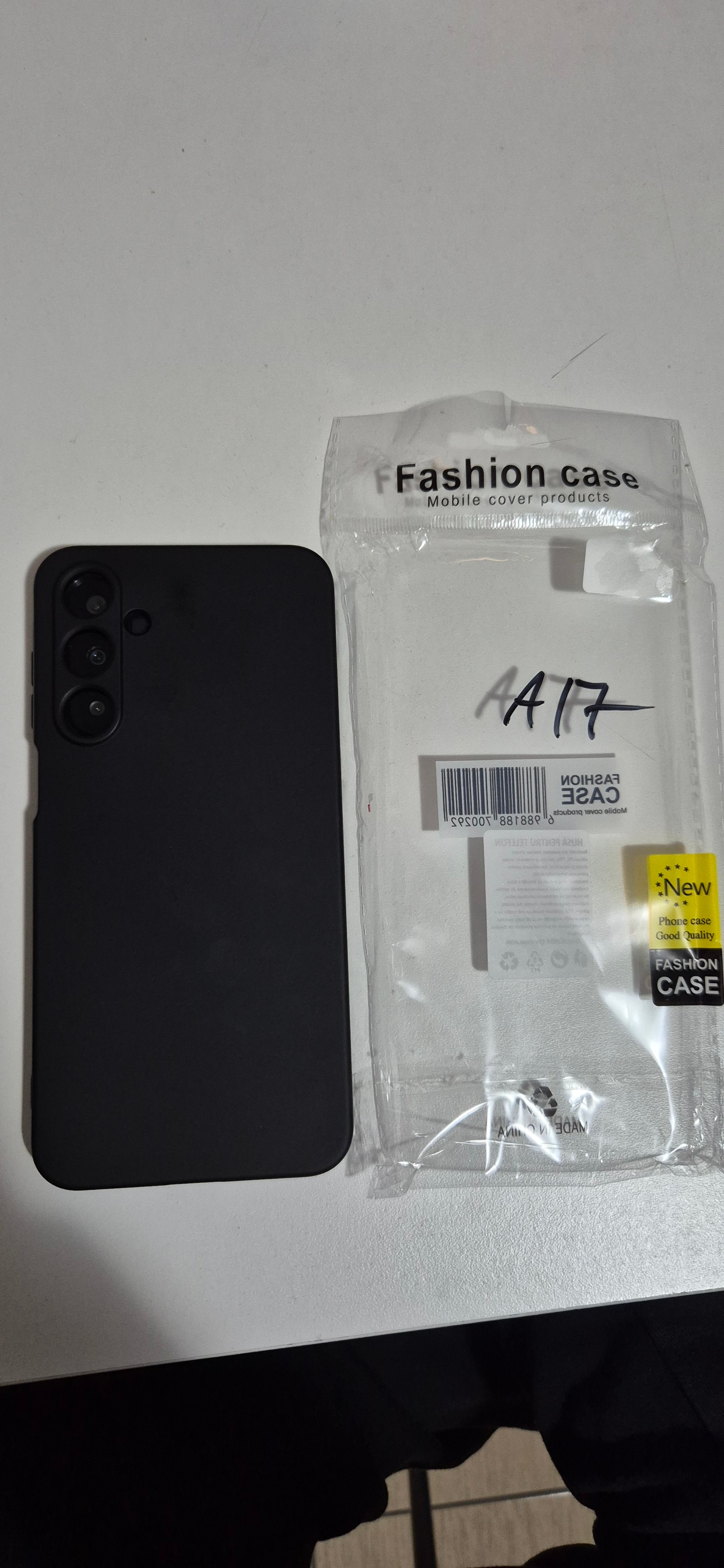 Husa pentru Samsung Galaxy A17, silicon lichid, Calitate Premium, Interior din Microfibra, Protectie Sporita, Antisoc, Negru