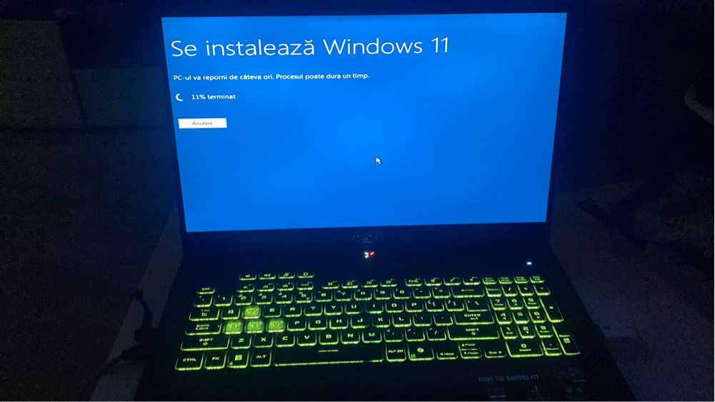 Laptop Gaming Asus TUF F17 FX707VJ Procesor Intel® Core™ 5 210H 12M Cache, up to 4.80 GHz, 17.3" FHD 144Hz, 16GB, 512GB SSD, nVidia GeForce RTX 3050 @6GB, Negru/Gri