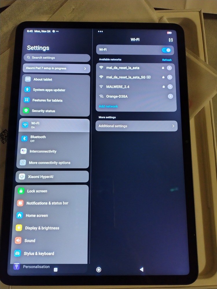 Tableta Xiaomi Pad 7, 11,2