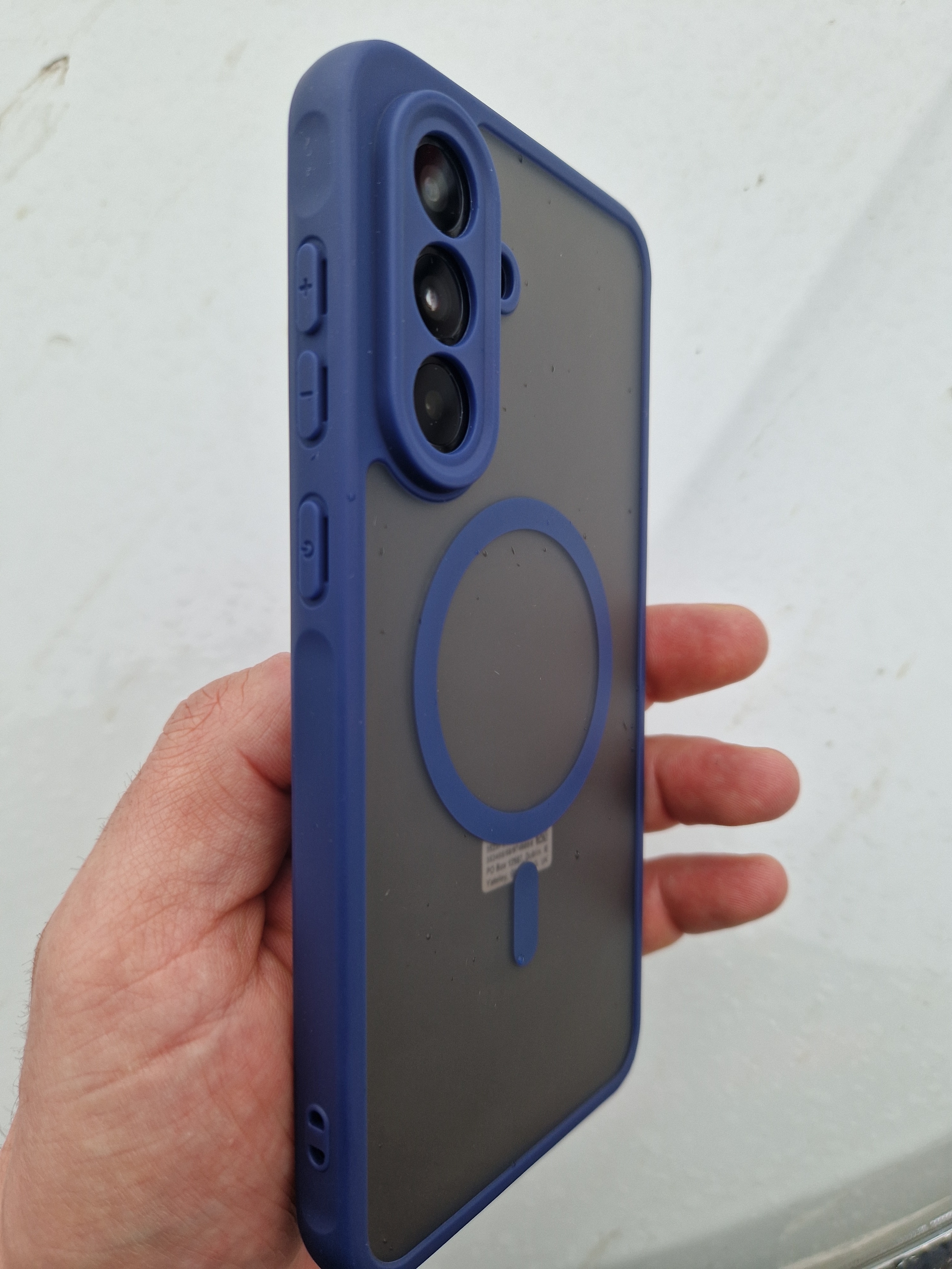 Husa telefon EJANBO pentru Samsung Galaxy A56-5G, verde mat, design texturat