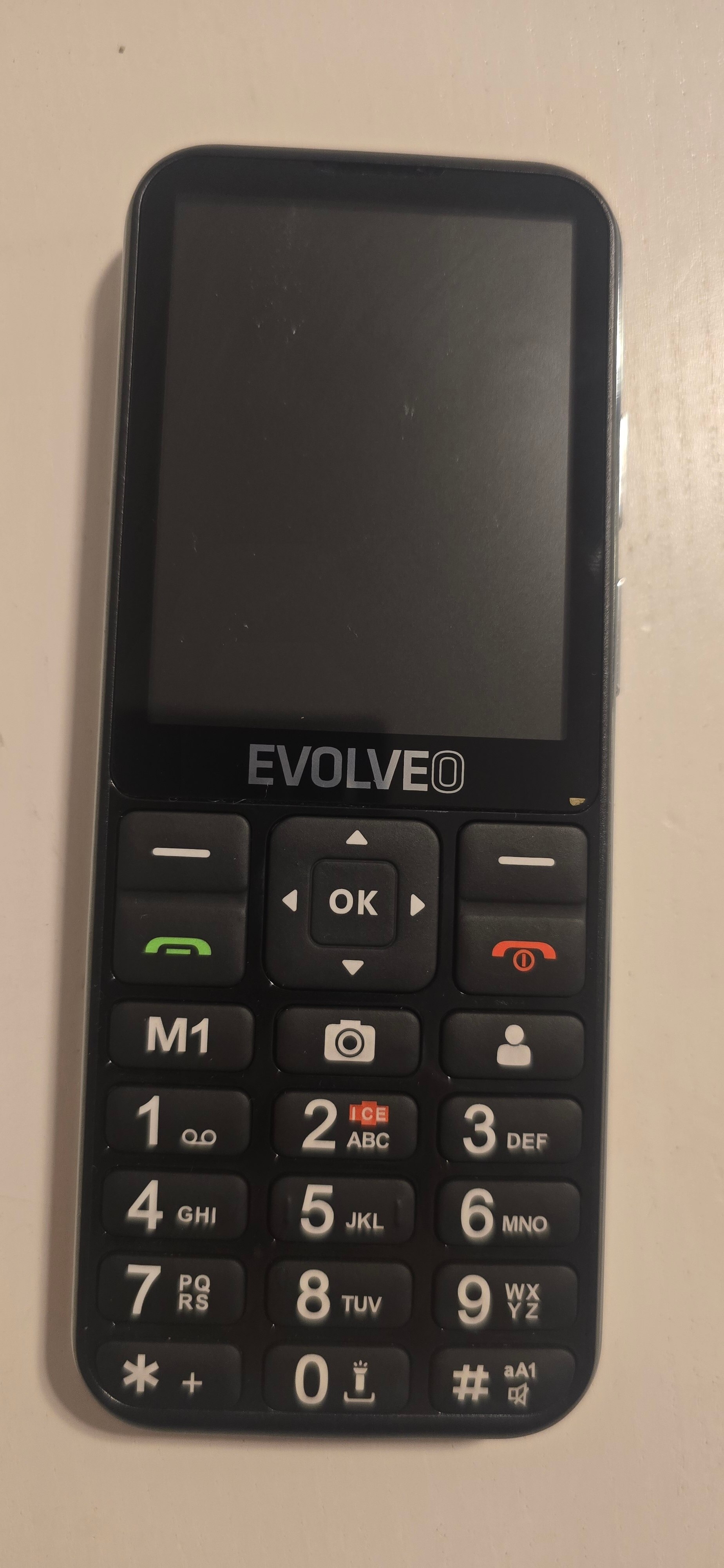 Telefon mobil EVOLVEO EasyPhone LT, pentru seniori, Dual Sim, 4G, Negru