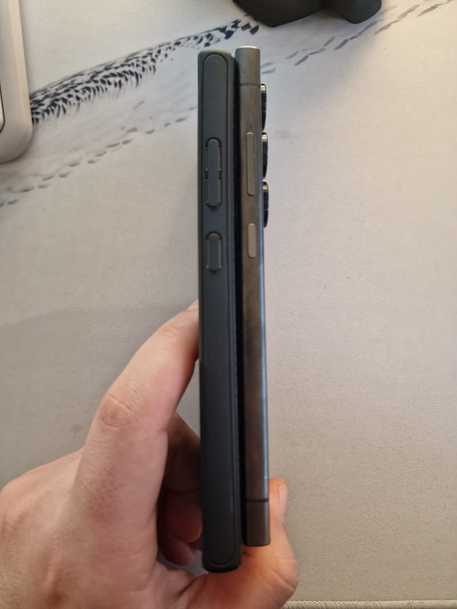 Husa Pentru Samsung Galaxy S24 ultra, carcasa Mingzhi®, capac de telefon mobil, cu protectie, camera complet protejata, grad militar, rezistent la socuri, negru