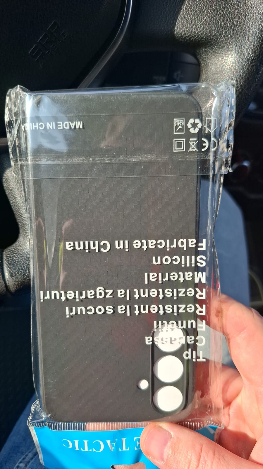 Husa pentru Samsung Galaxy A55 5G - Techsuit CarbonFiber - Black