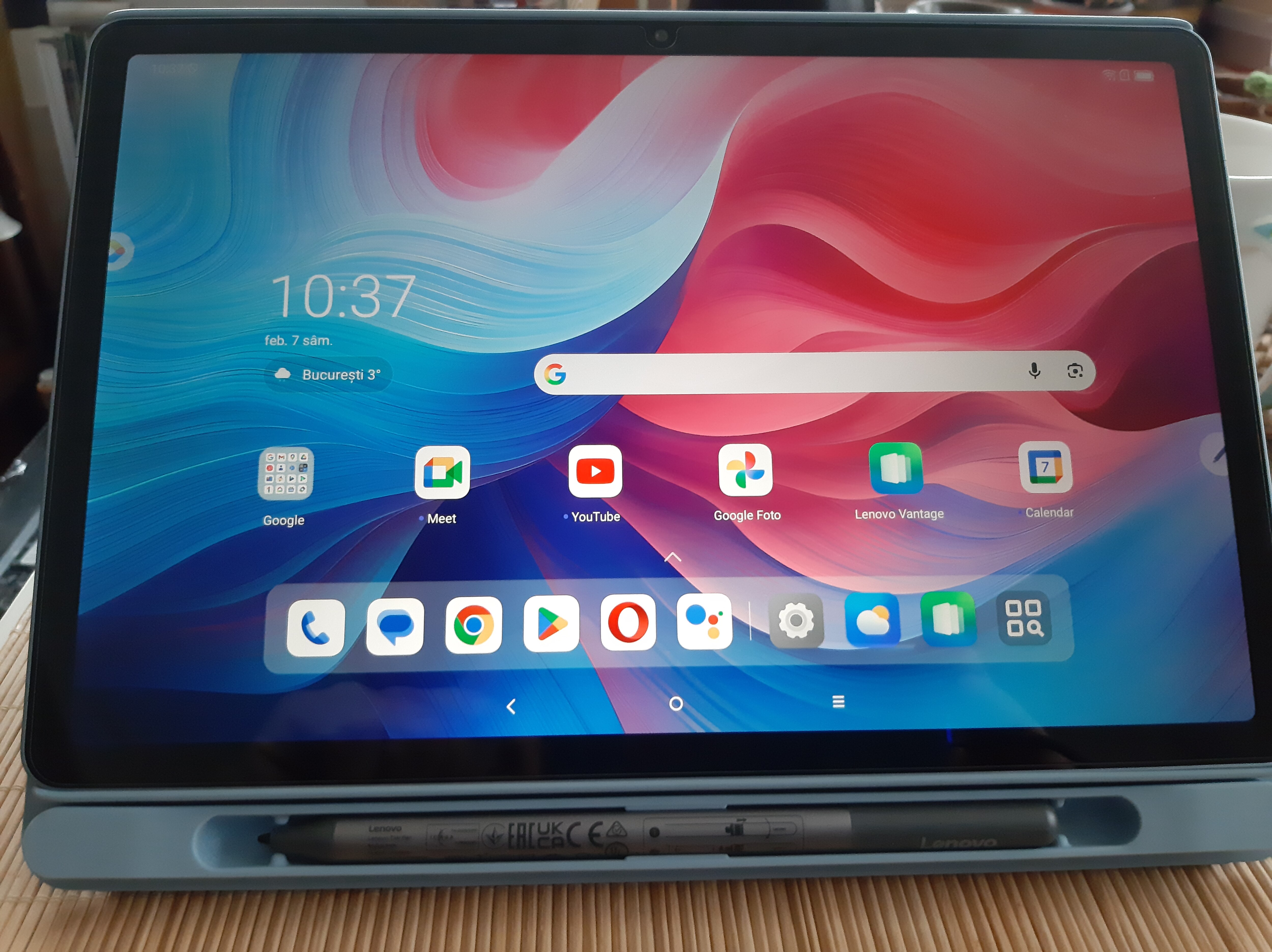 Tableta Lenovo Idea Tab, Octa-Core, 11" 2.5K (2560x1600) IPS 500nits, 8GB RAM, 128GB, 5G, Polar Blue