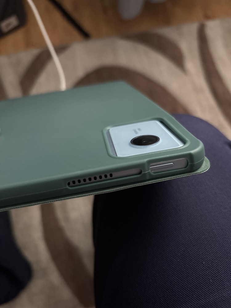 Husa Ultra Slim, pentru Lenovo Tab M11 / K11, 11.0", Silicon TPU, Smart Cover - Verde Marin