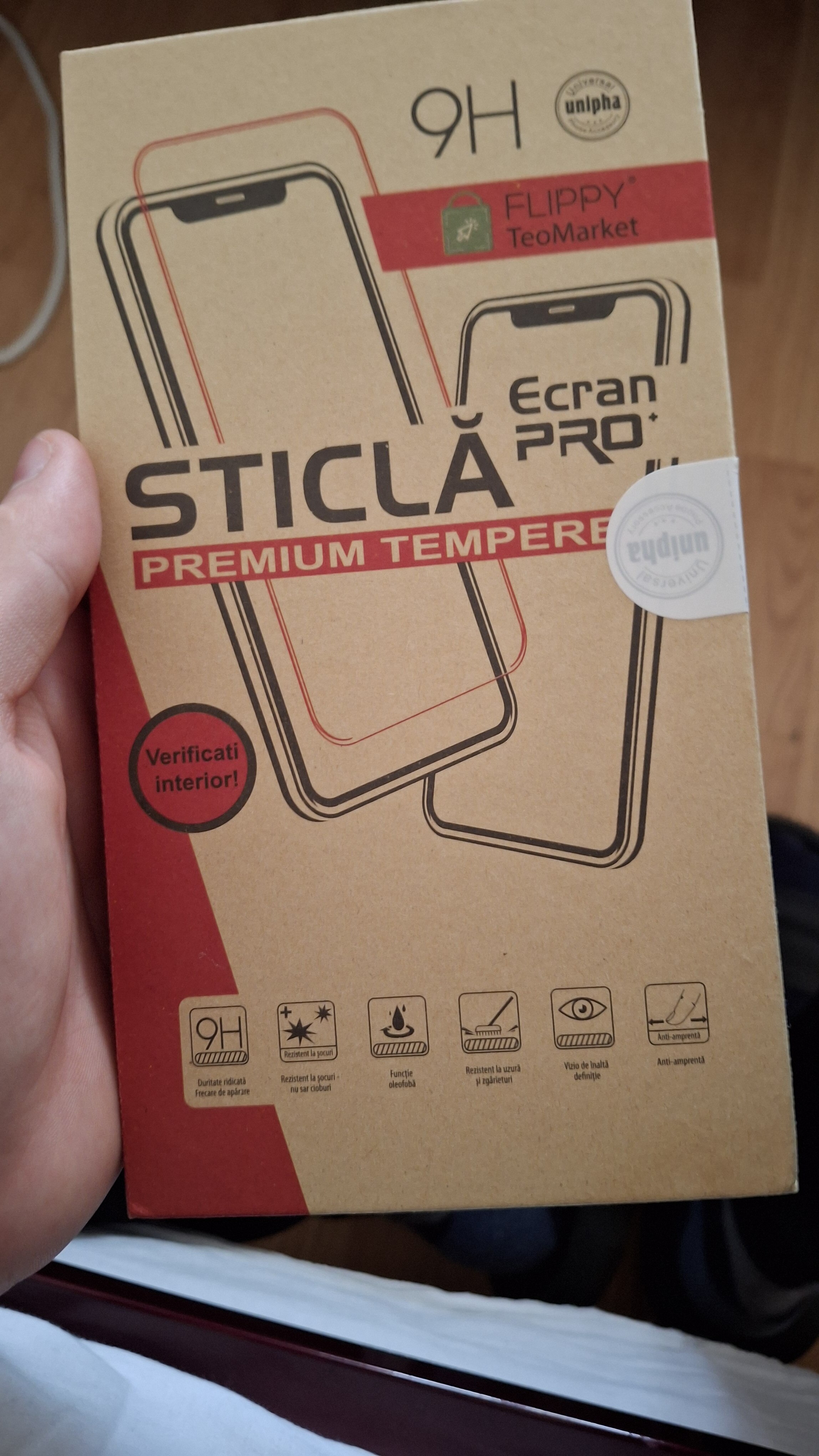 Folie de Protectie pentru Samsung Galaxy A35, Flippy, Sticla Securizata ESD Antistatica, Super-X Privacy OG, Margini Negre, 0.30 mm, Transparent Inchis