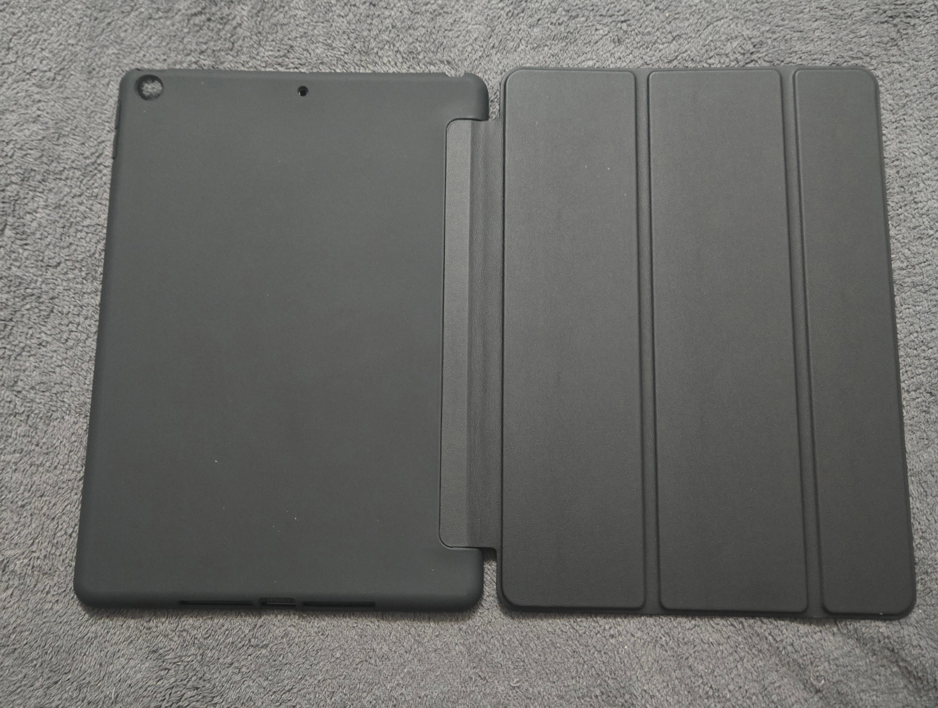 Husa pentru iPad 9 (2021), 10,2 "/ iPad 8 (2020), 10,2 "/ iPad 7 (2019), 10,2" / iPad Air 3,10,5 "/ iPad Pro 10,5", Cu suport pentru pix, Negru