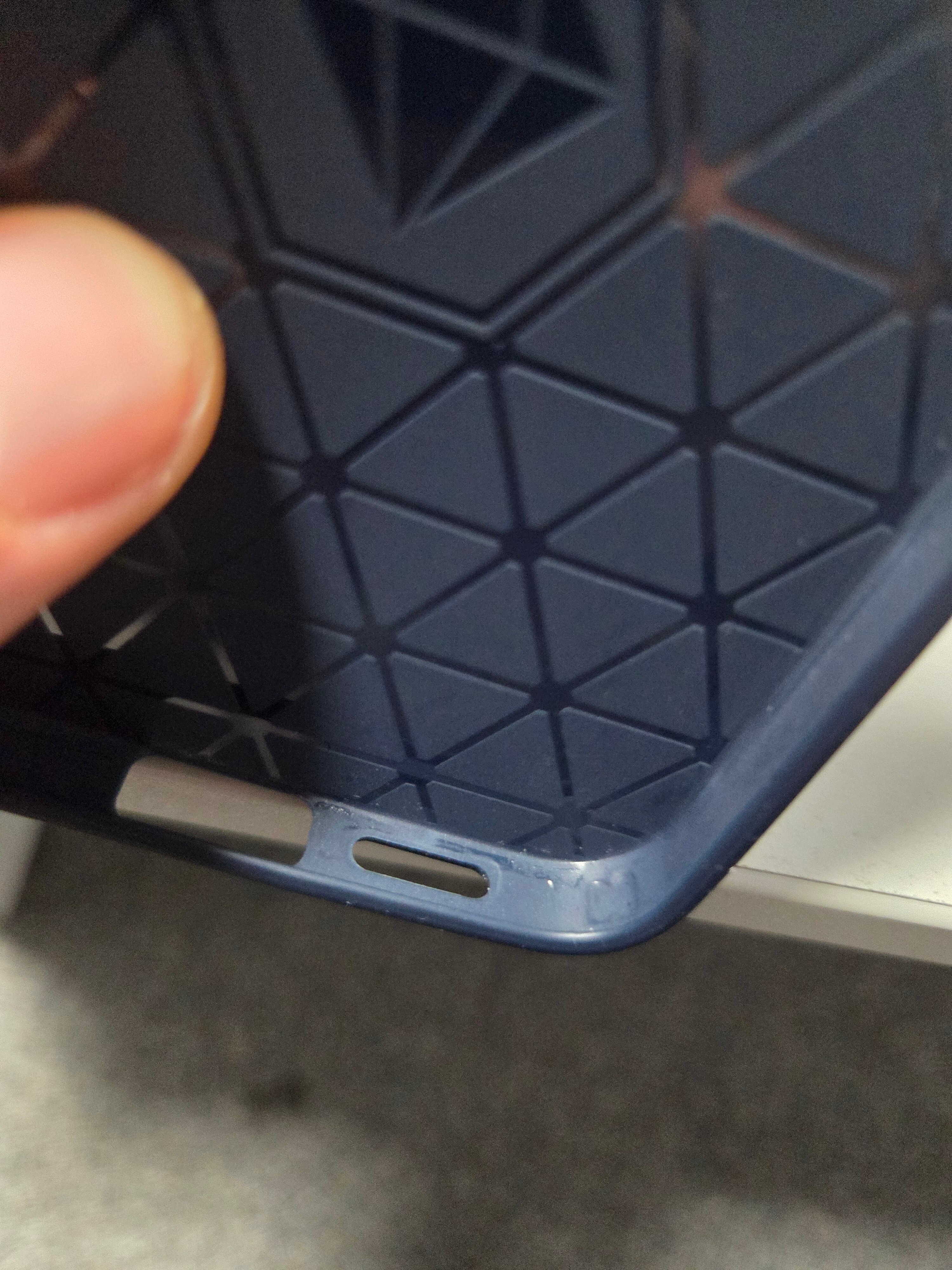 Carcasa Flexible Carbon compatibila cu Samsung Galaxy S25 Blue