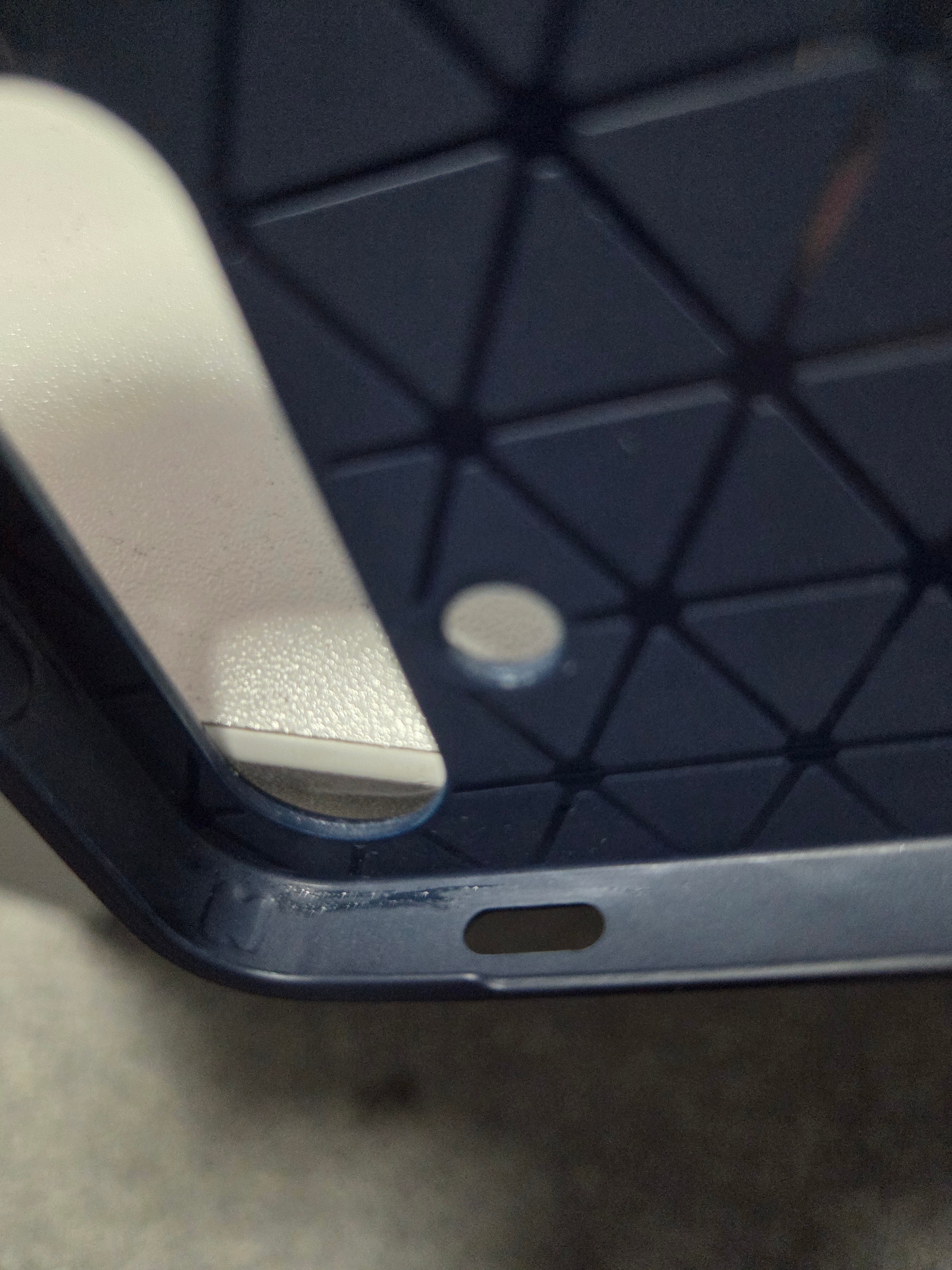 Carcasa Flexible Carbon compatibila cu Samsung Galaxy S25 Blue