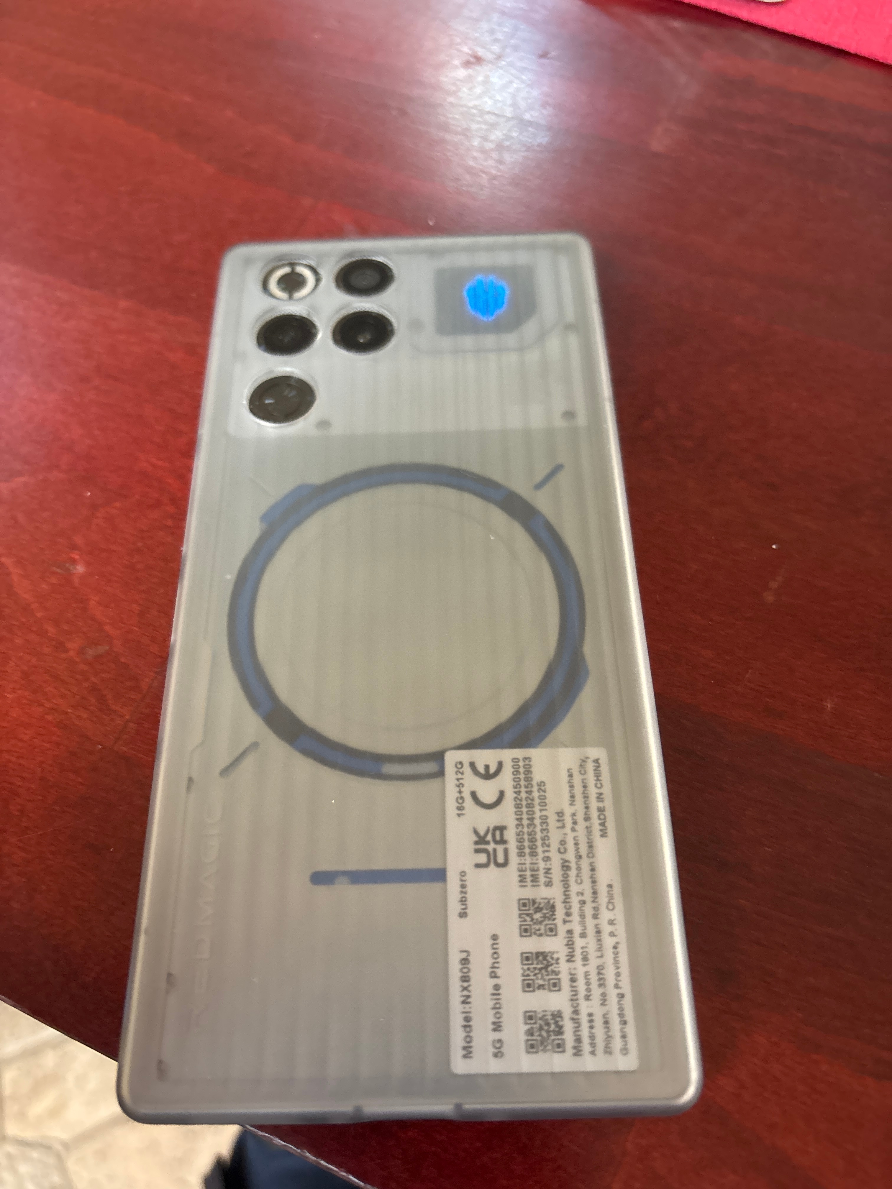 Telefon mobil Nubia Redmagic 11 Pro 144Hz Gaming, 16GB RAM, 512GB ROM, Snapdragon 8 Elite Gen 5, 6.85" AMOLED Full Screen, Dual-Sim, Nightfreeze