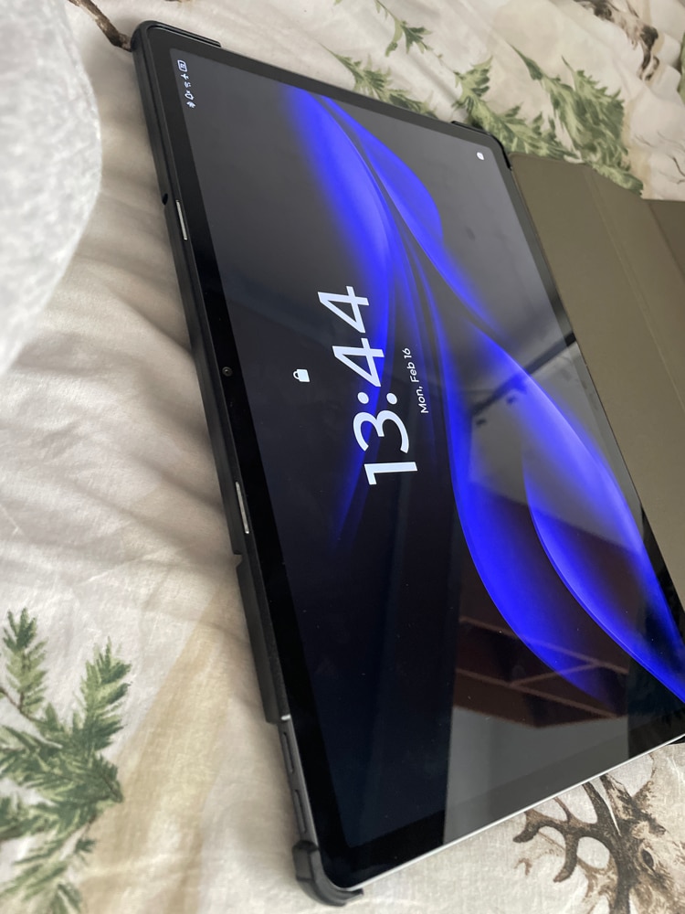 Husa tableta, Pentru Lenovo Idea Tab Pro 12.7 inch 2025, TB-373FU/TB-373ZC/TB-375FC, Auto functie sleep/wake tip stand, Auriu rose