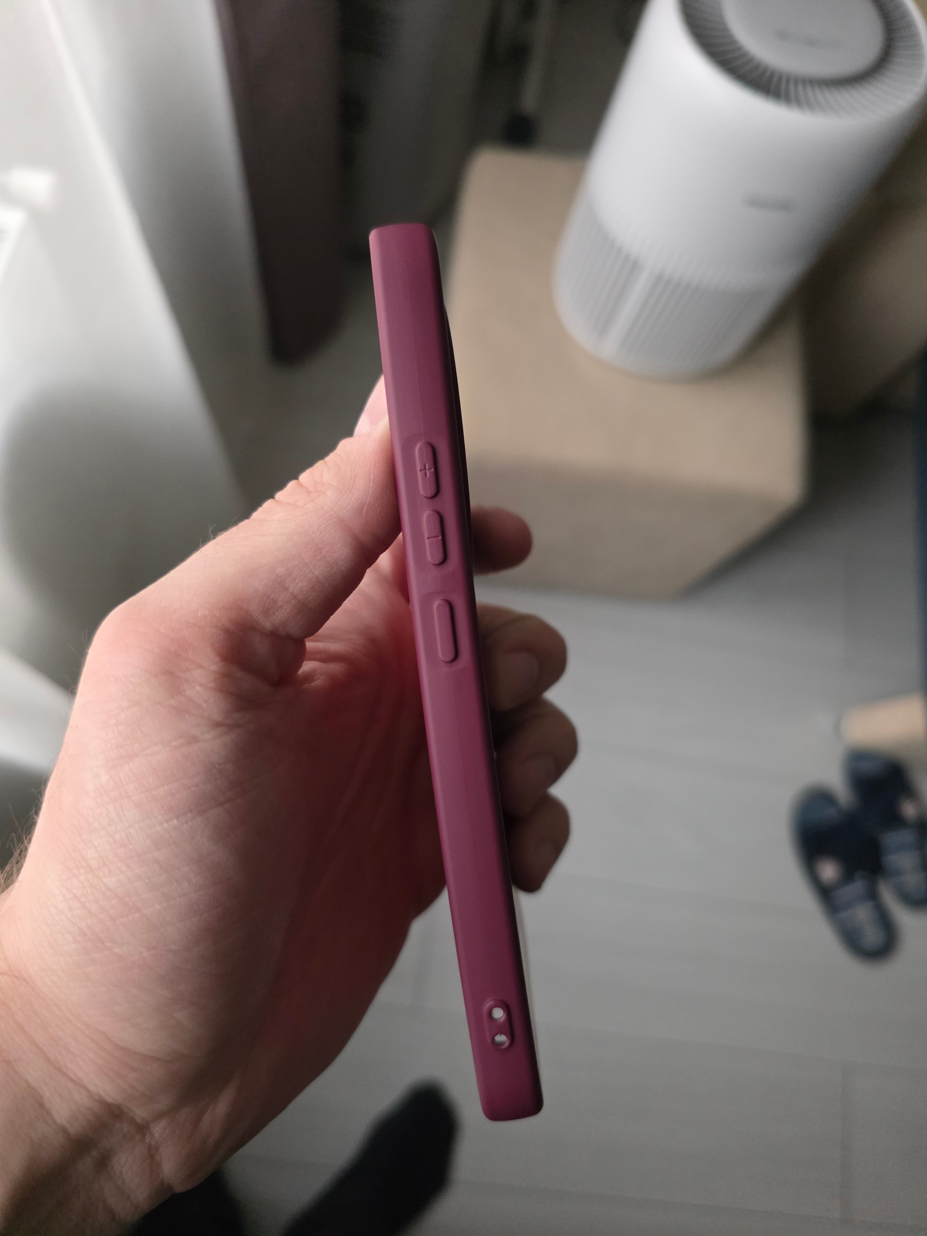 Husa pentru Honor Magic 8 Lite Daden® Silicon SoftFlex, Ultra Slim, Protectie sporita, Interior de microfibra, Visiniu