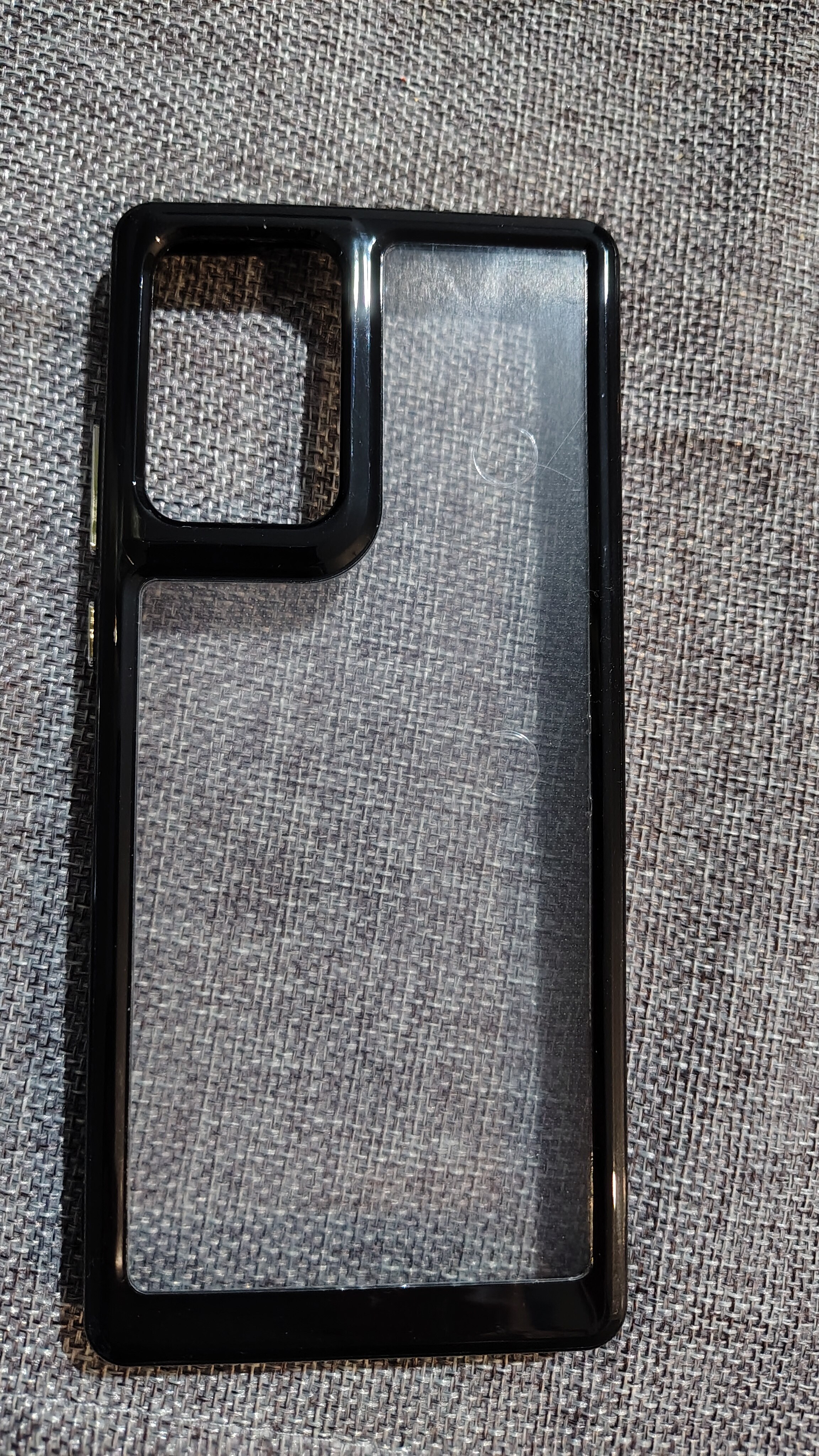 Husa telefon, pentru Motorola Edge 50 Fusion Capacul obiectivului camerei glisante, Inel rotativ 360 ° Kickstand, Negru titan