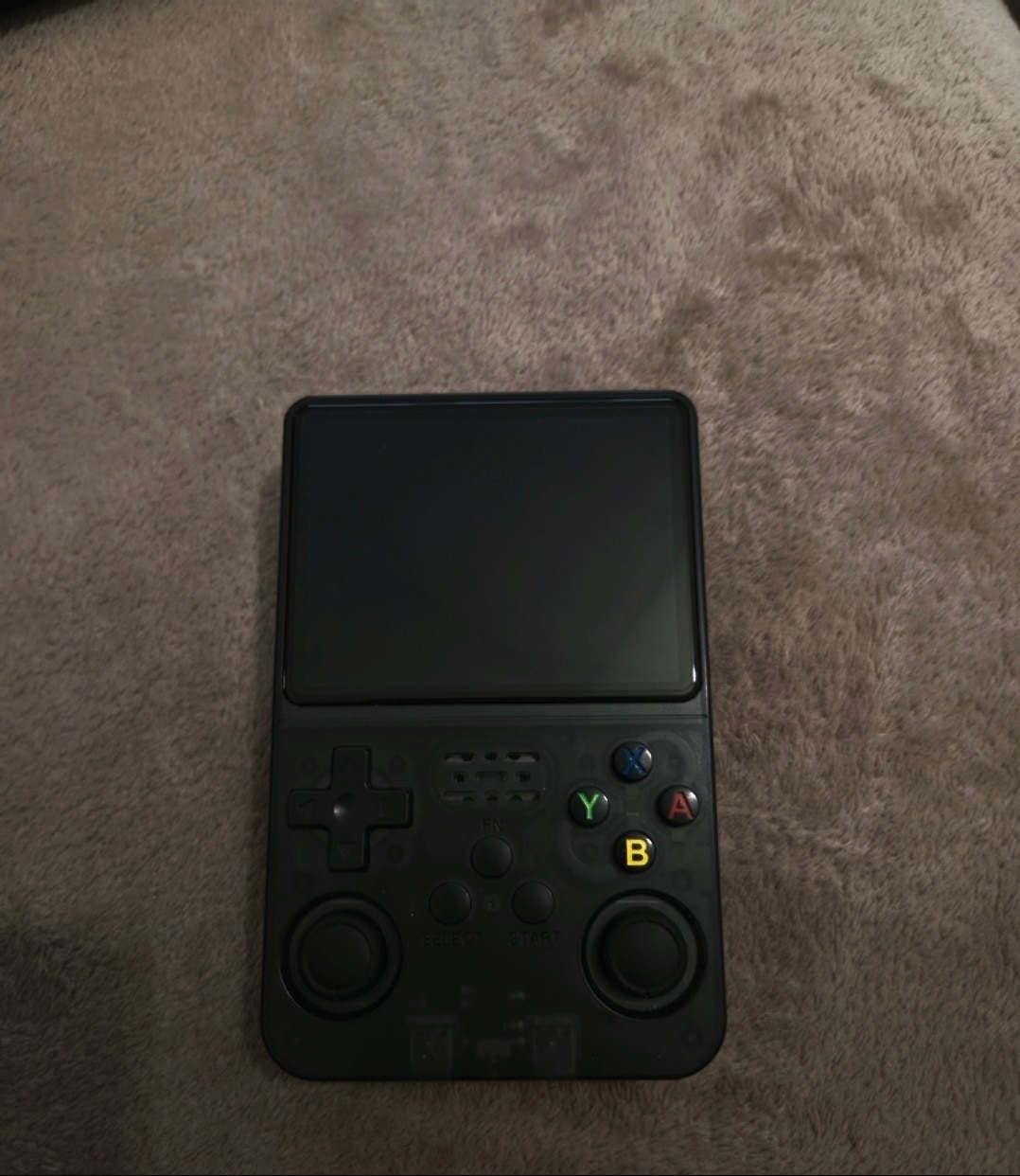 Consola retro portabila R36H 64GB cu jocuri, quad core Cortex-A53 1.5GHz, 1GB DDR3, IPS LCD 3.5" 640x480, 3000 mAh, alb