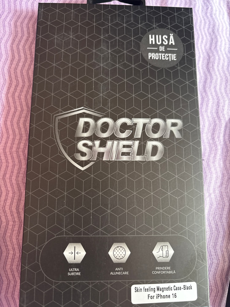 Husa de Protectie, Compatibila cu Apple iPhone 16, Doctor Shield Fantom, MagSafe